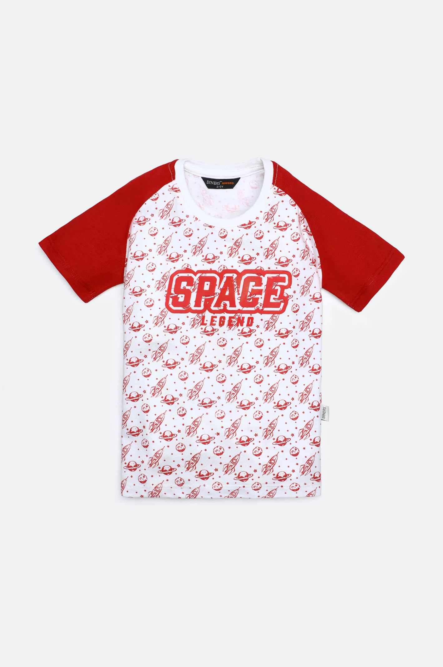 White All Over Printed T-Shirt