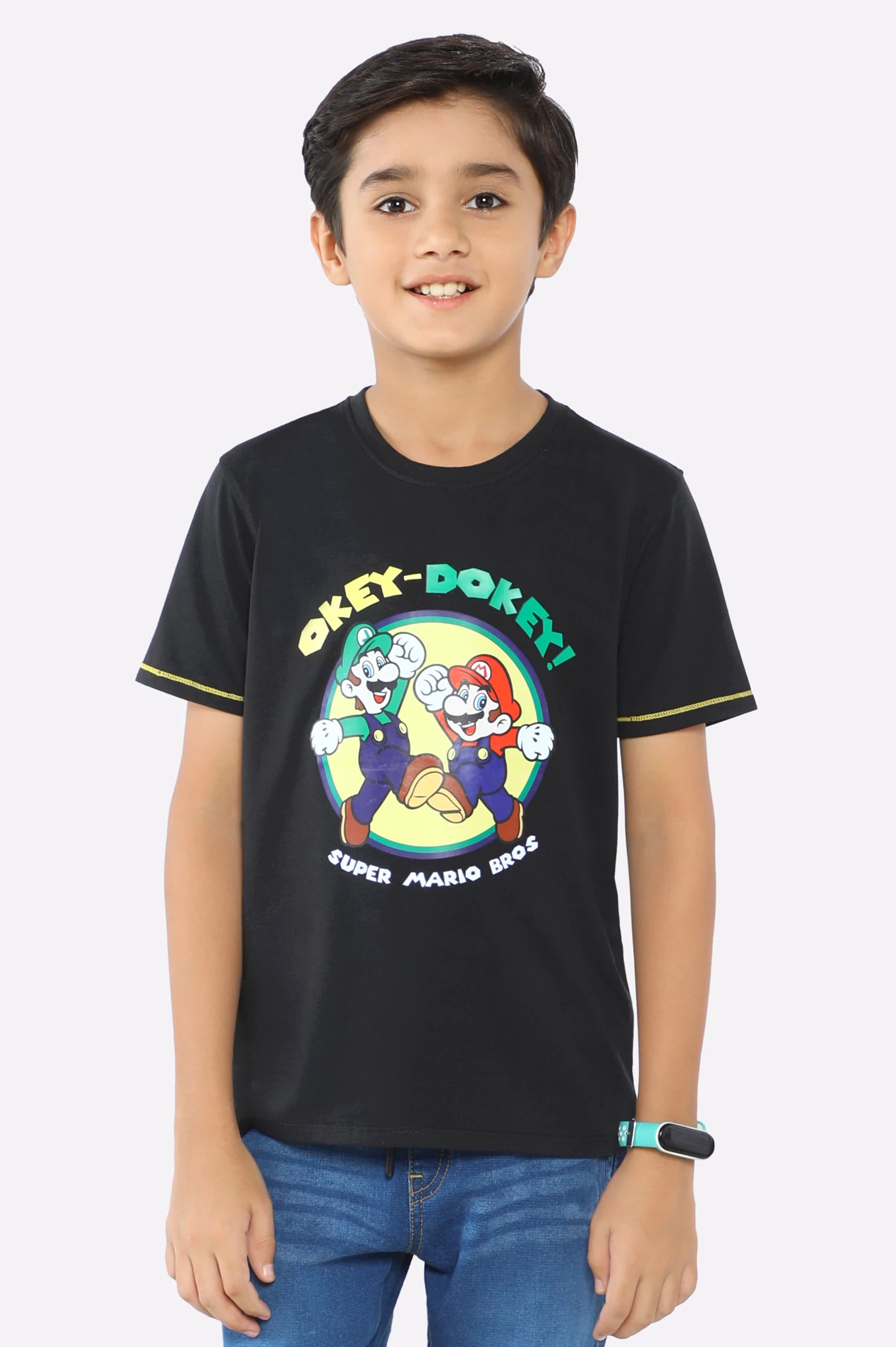 Super Mario Bros Printed T-Shirt