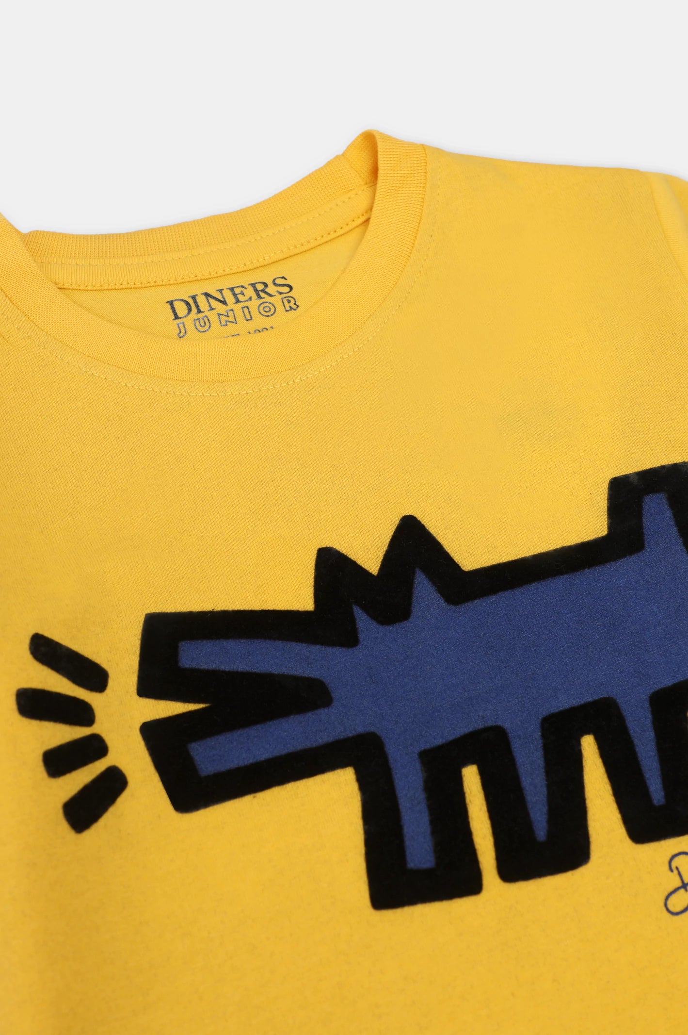 Yellow Graphic Print Boys T-Shirt - Image 2