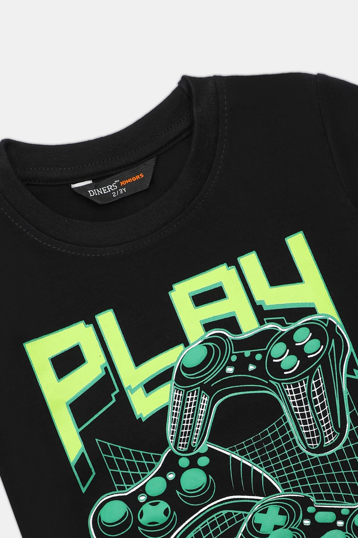 Black Graphic Printed T-Shirt - Image 2
