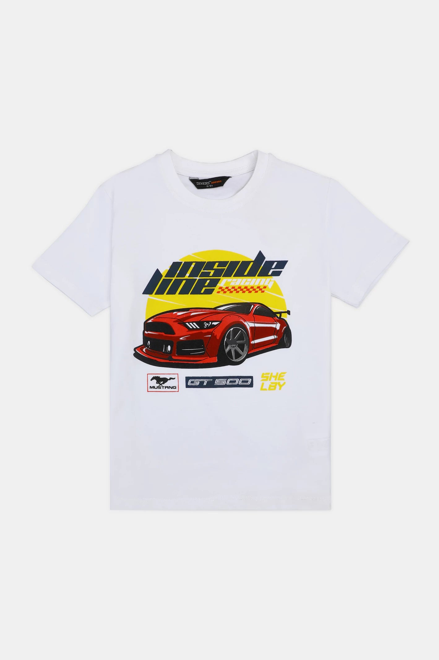 White Graphic Print T-Shirt