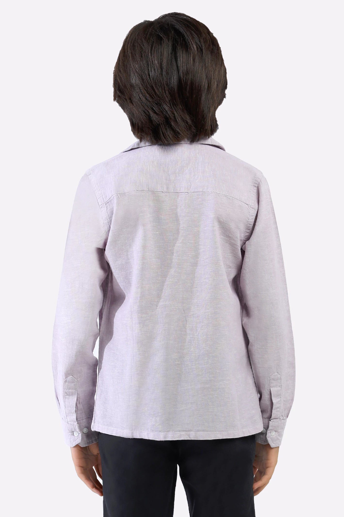 Lilac Graphic Printed Casual Shirt - Image 3