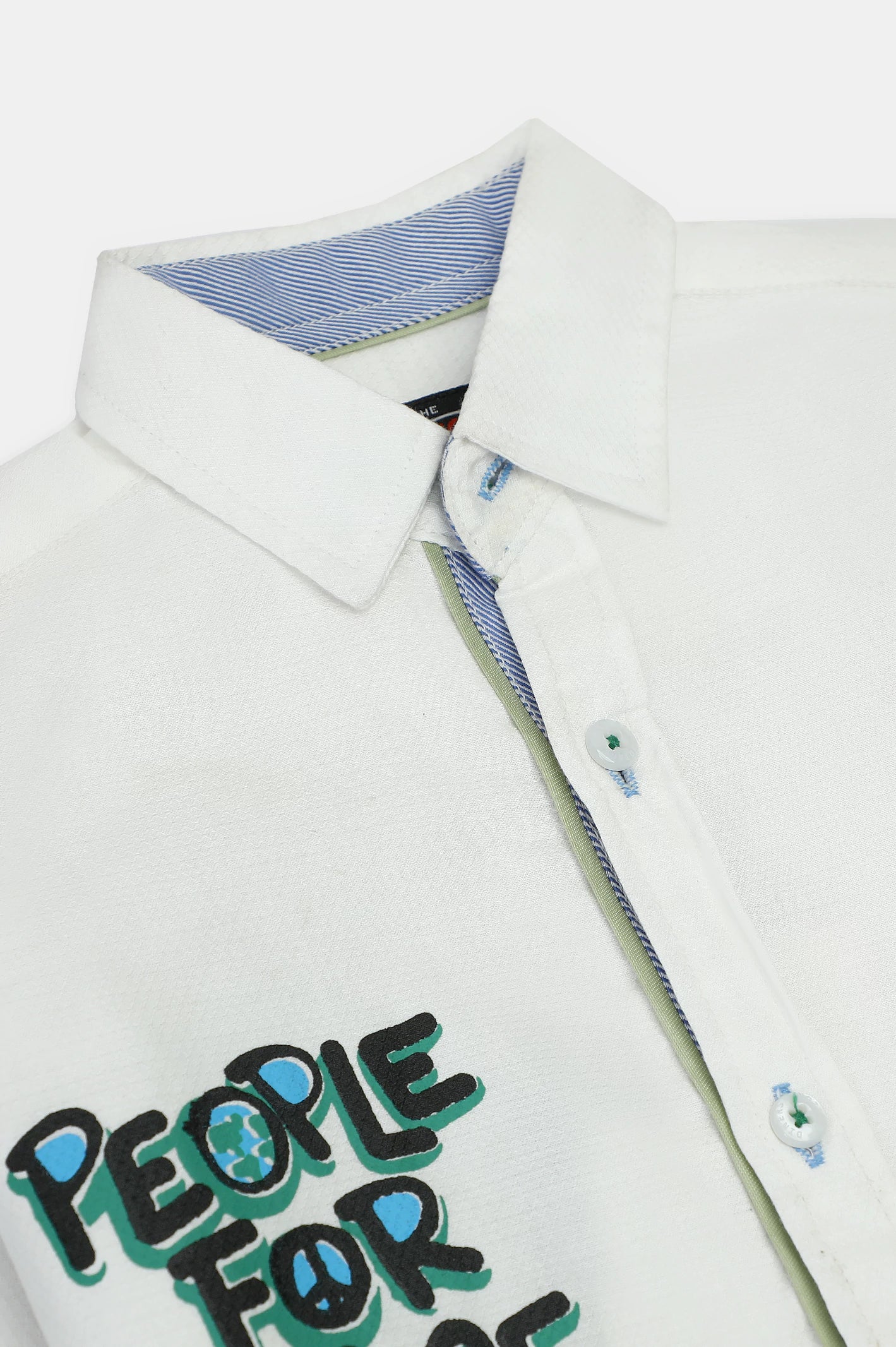 White Boys Casual Shirt - Image 2