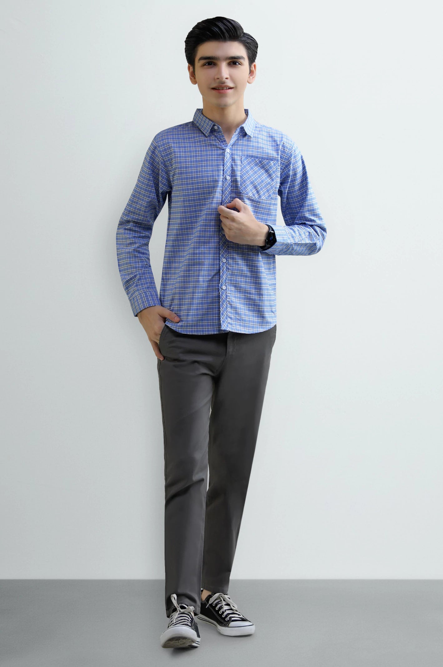 Check Boys Casual Shirt - Image 2