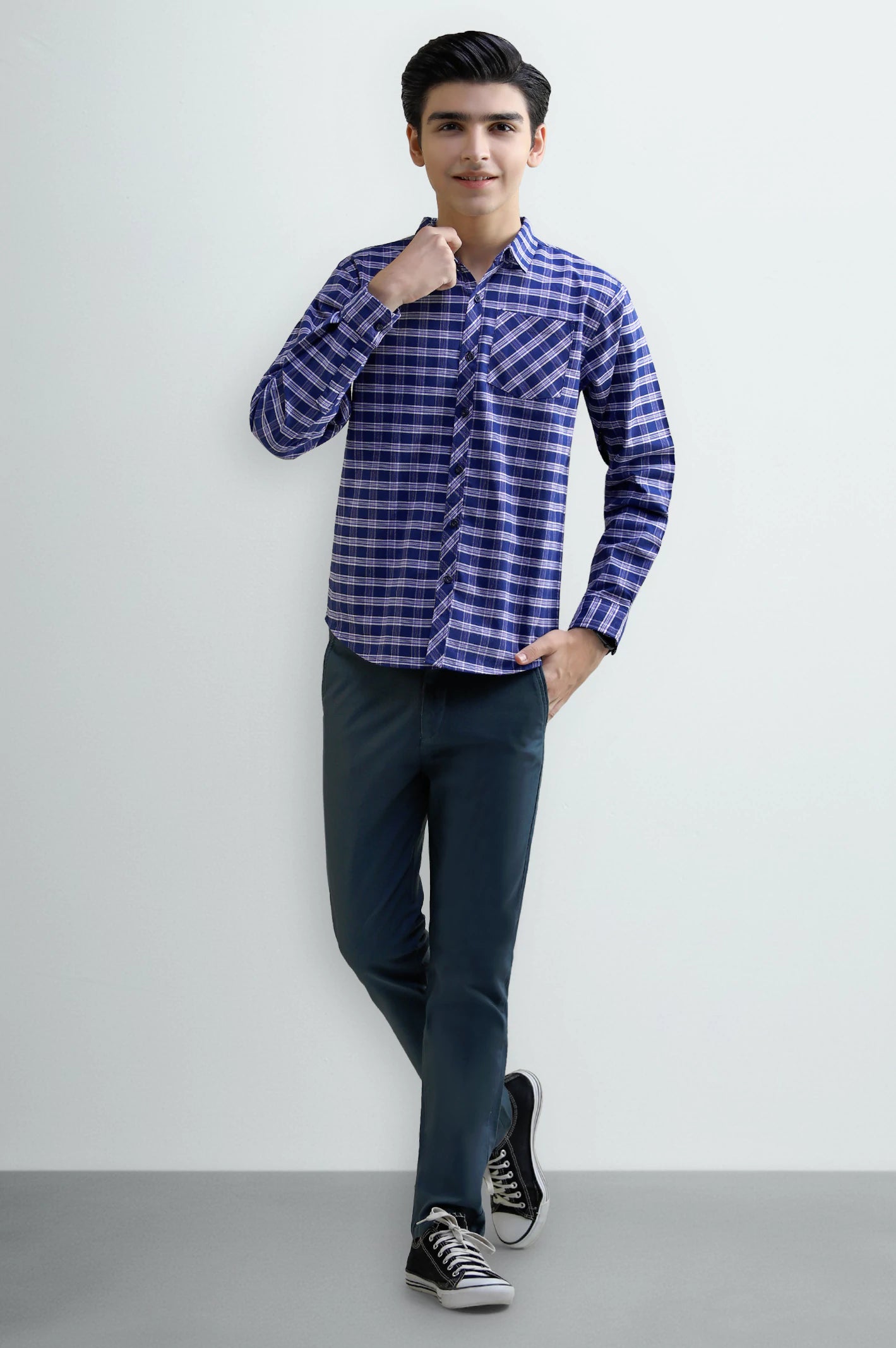 Check Boys Casual Shirt - Image 2