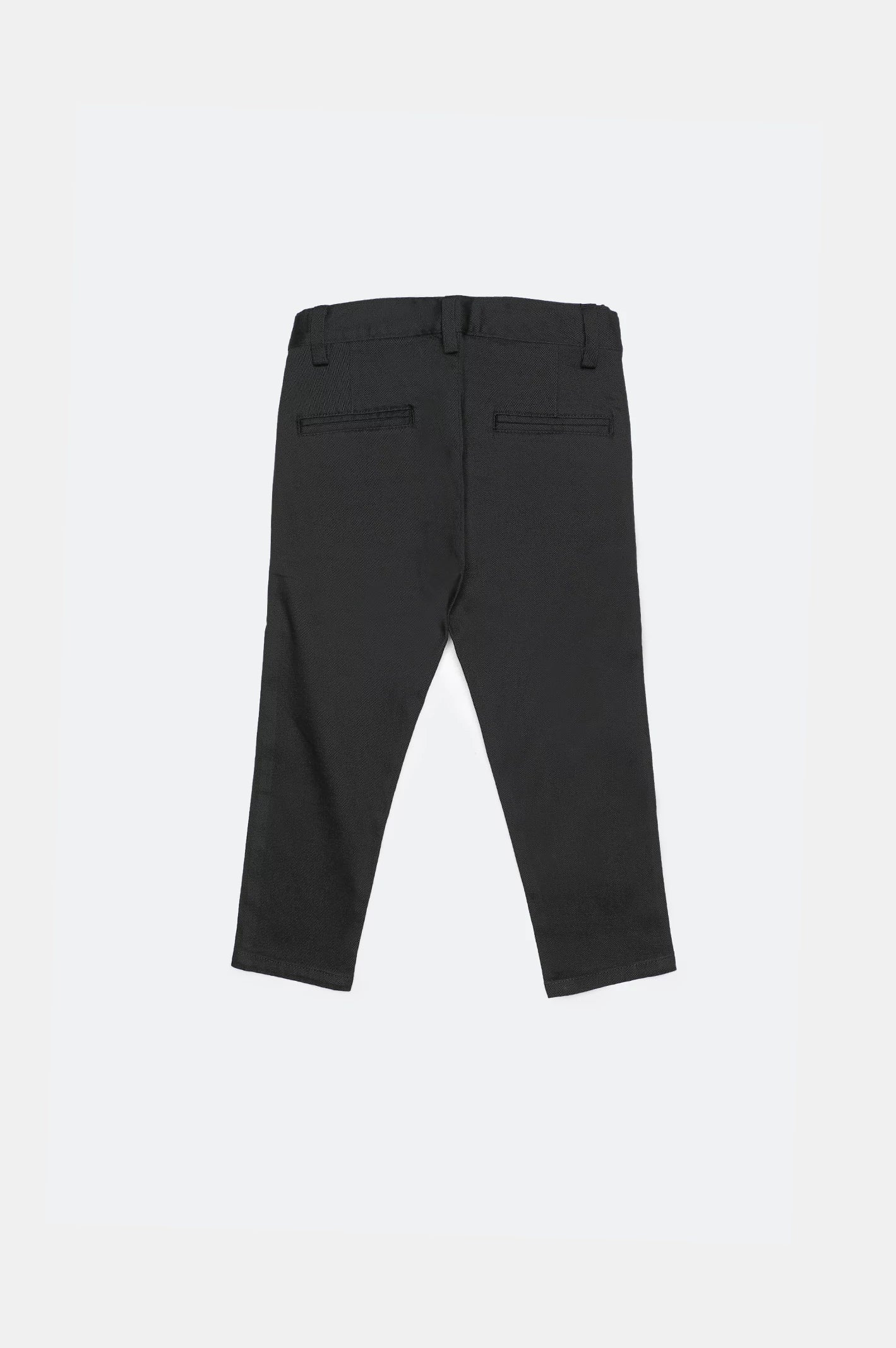 Charcoal Chino Trouser For Boys - Image 2