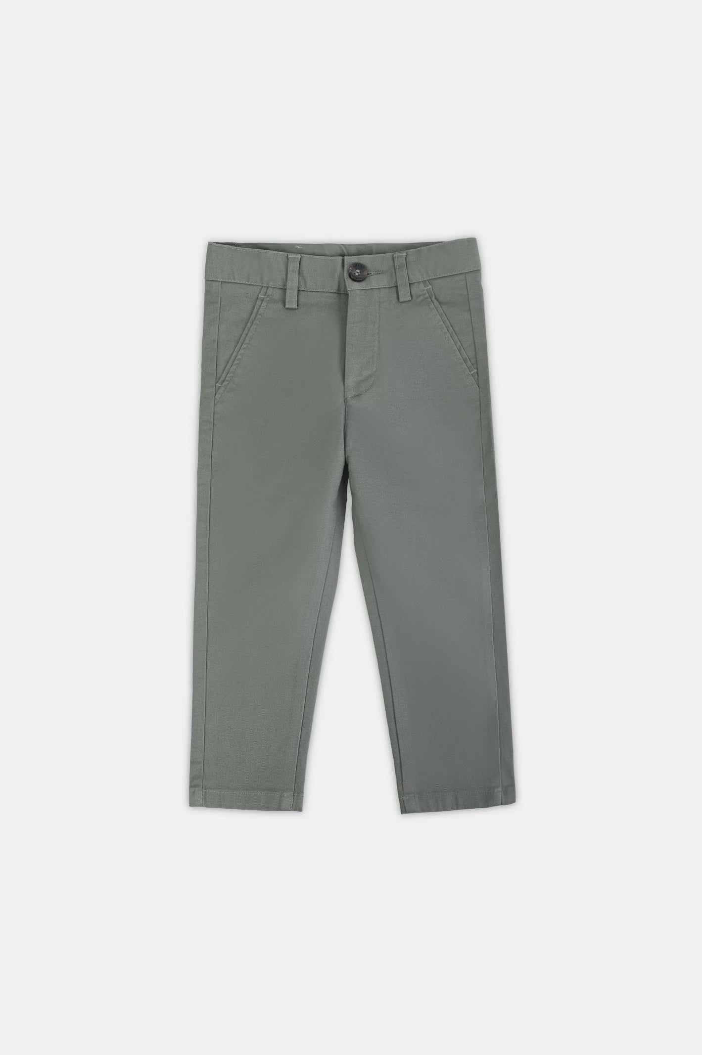 Light Green Boys Chino Pants