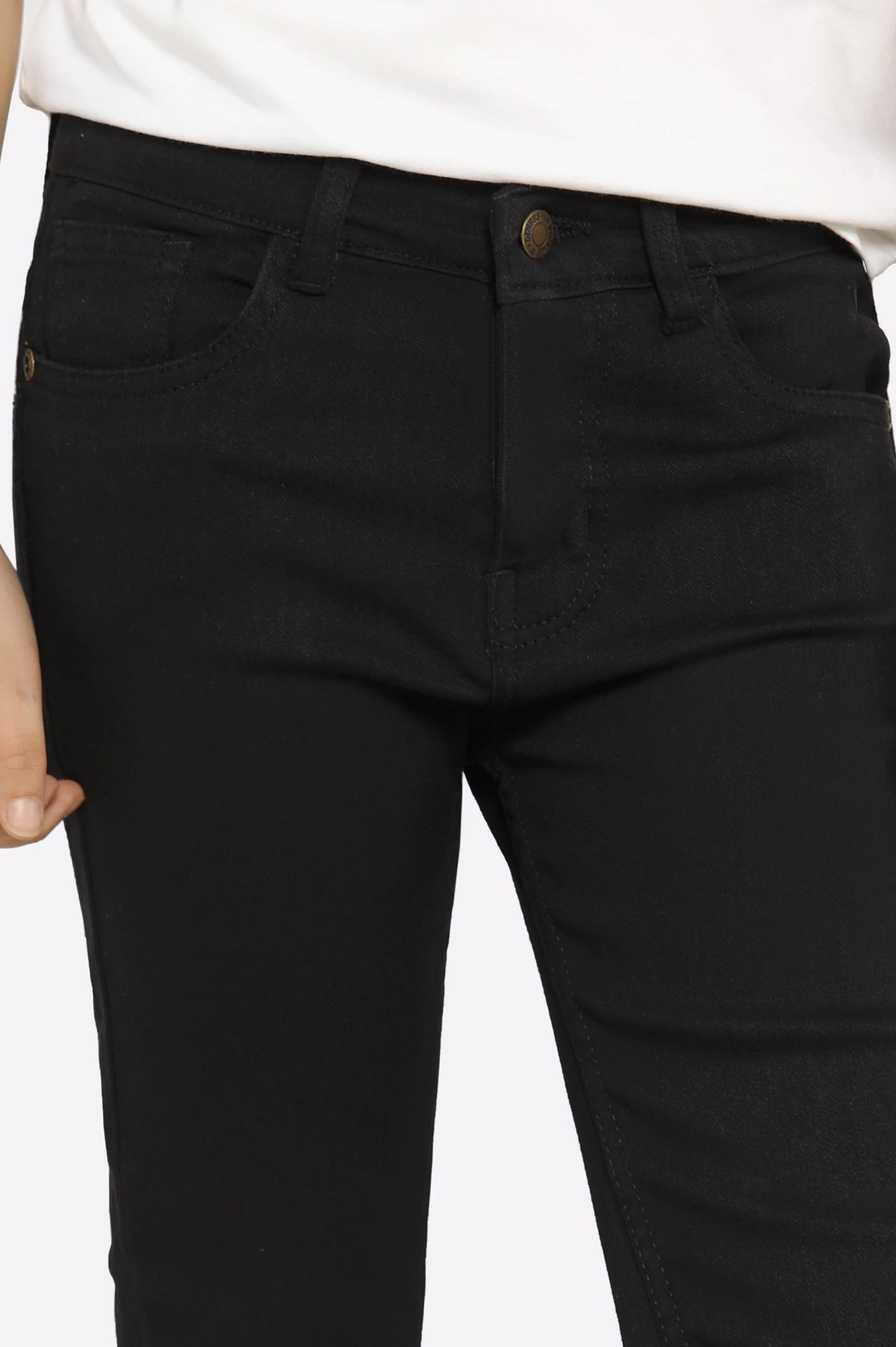 Black Denim Jeans For Boys - Image 2