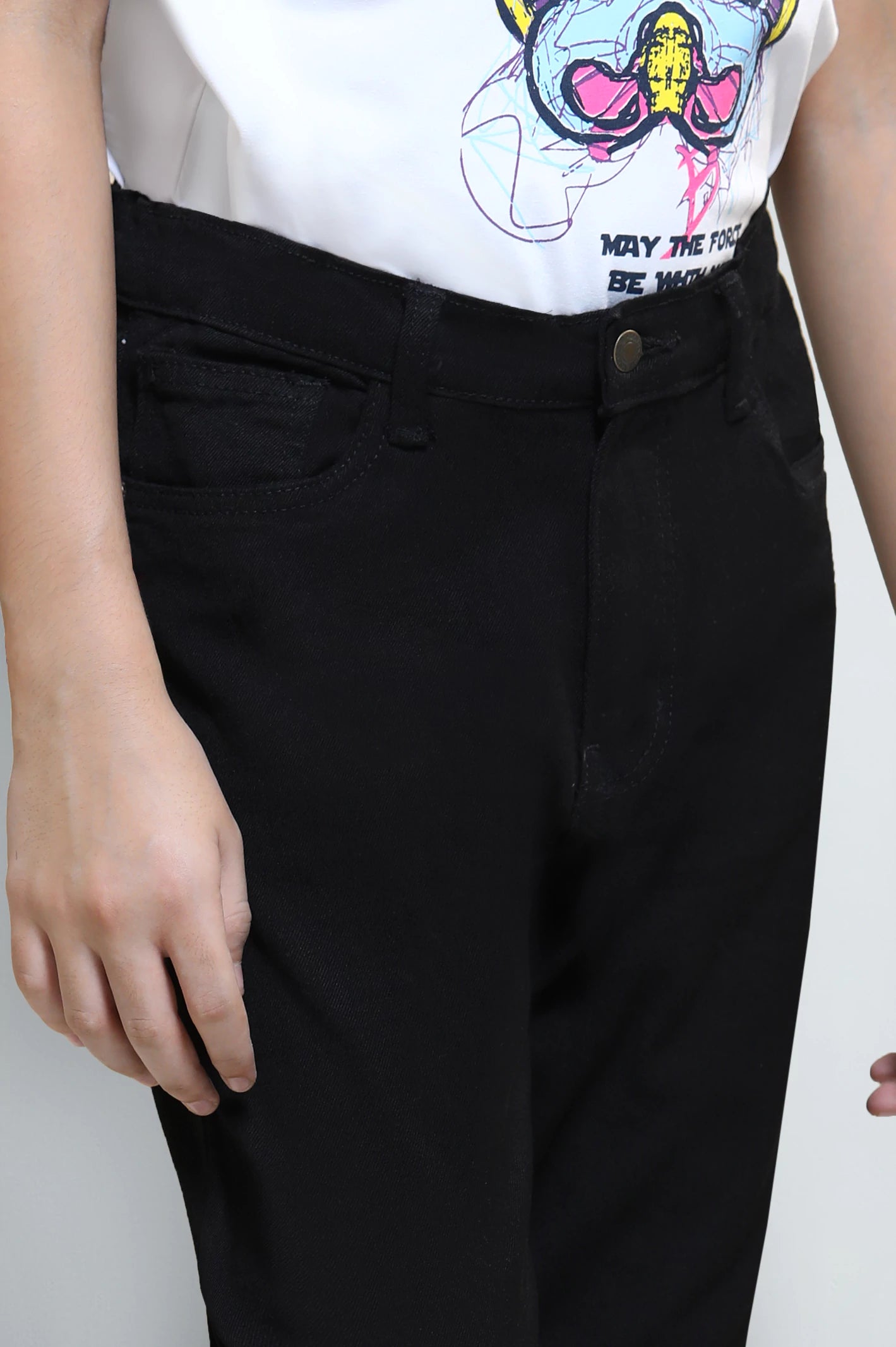 Black Boys Denim Jeans - Image 2