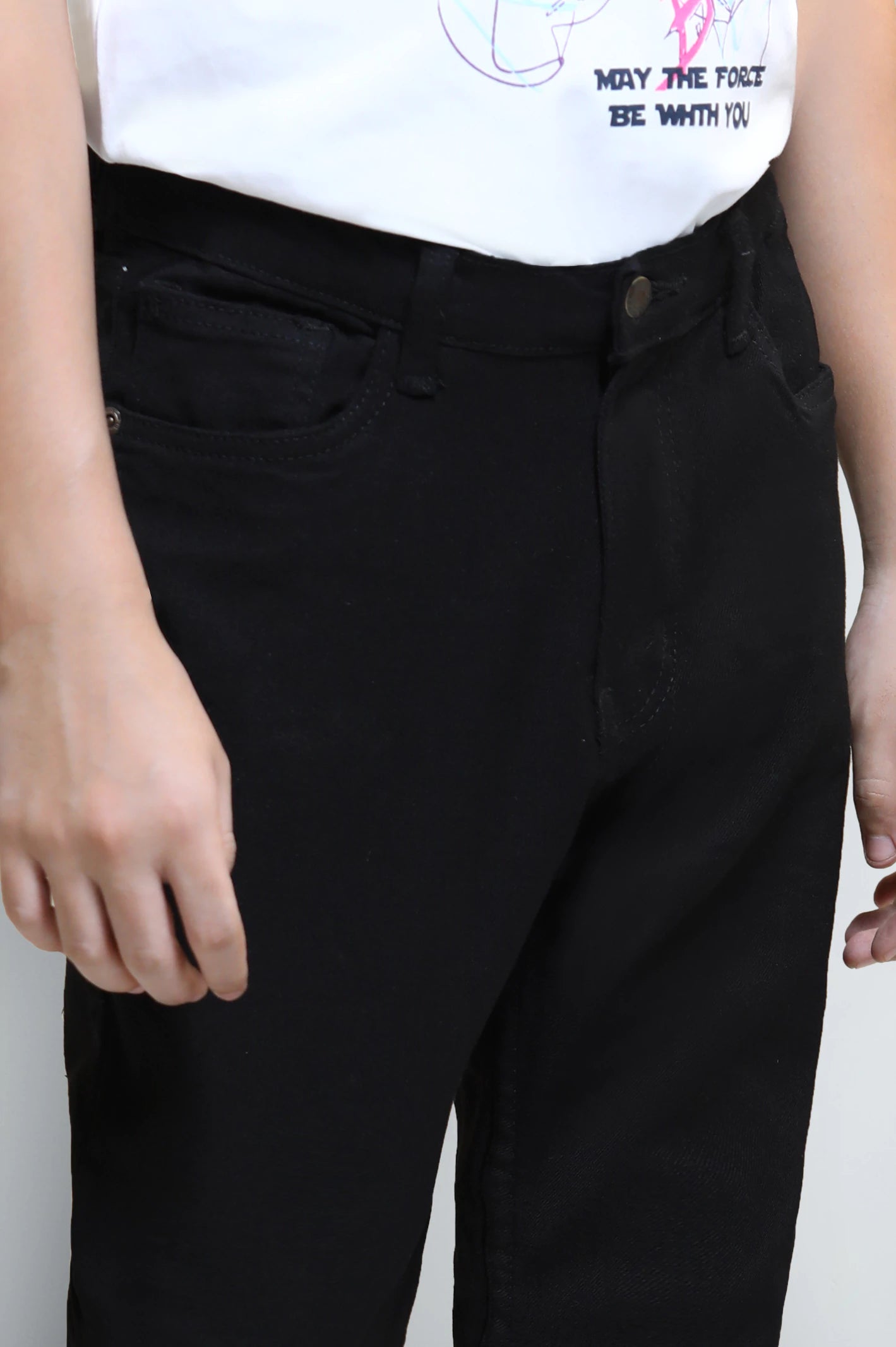 Black Boys Denim Jeans - Image 2