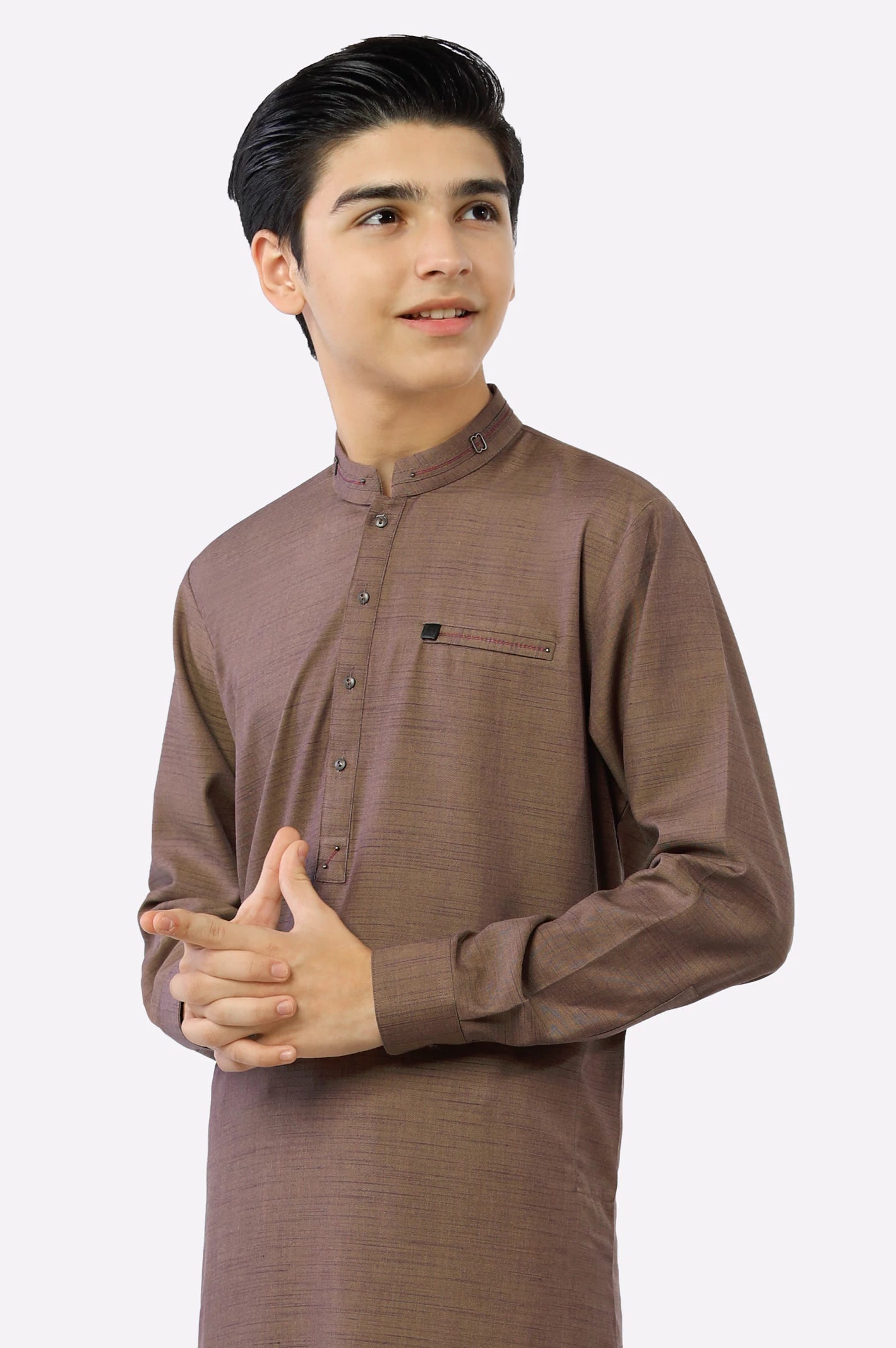 Brown Boys Shalwar Suit - Image 2