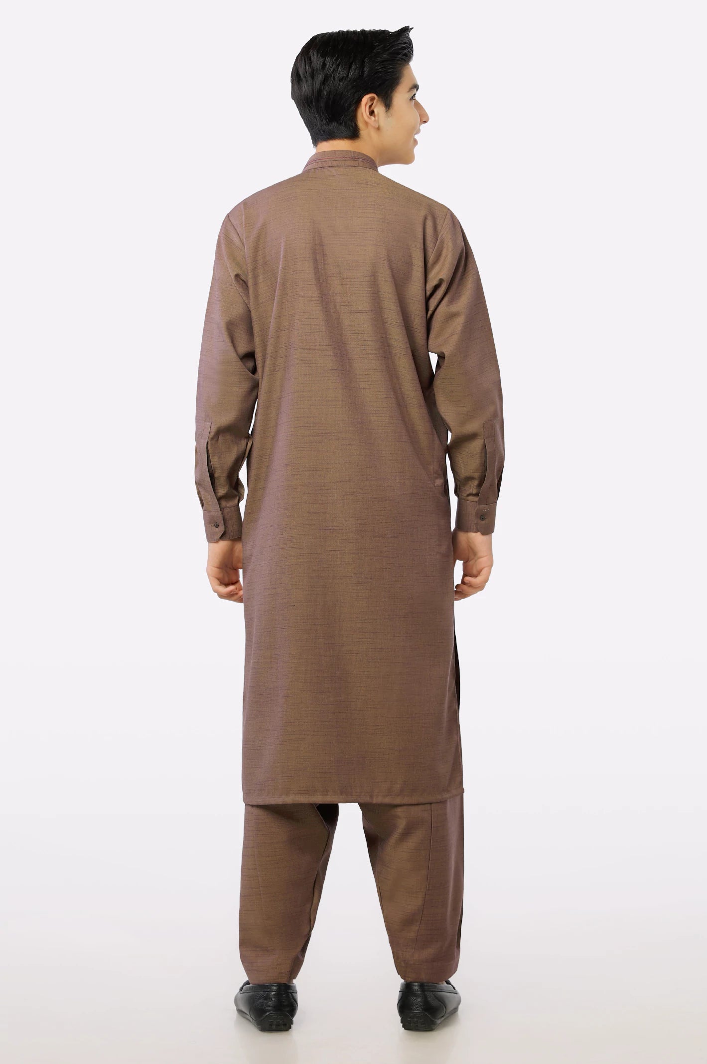 Brown Boys Shalwar Suit - Image 4