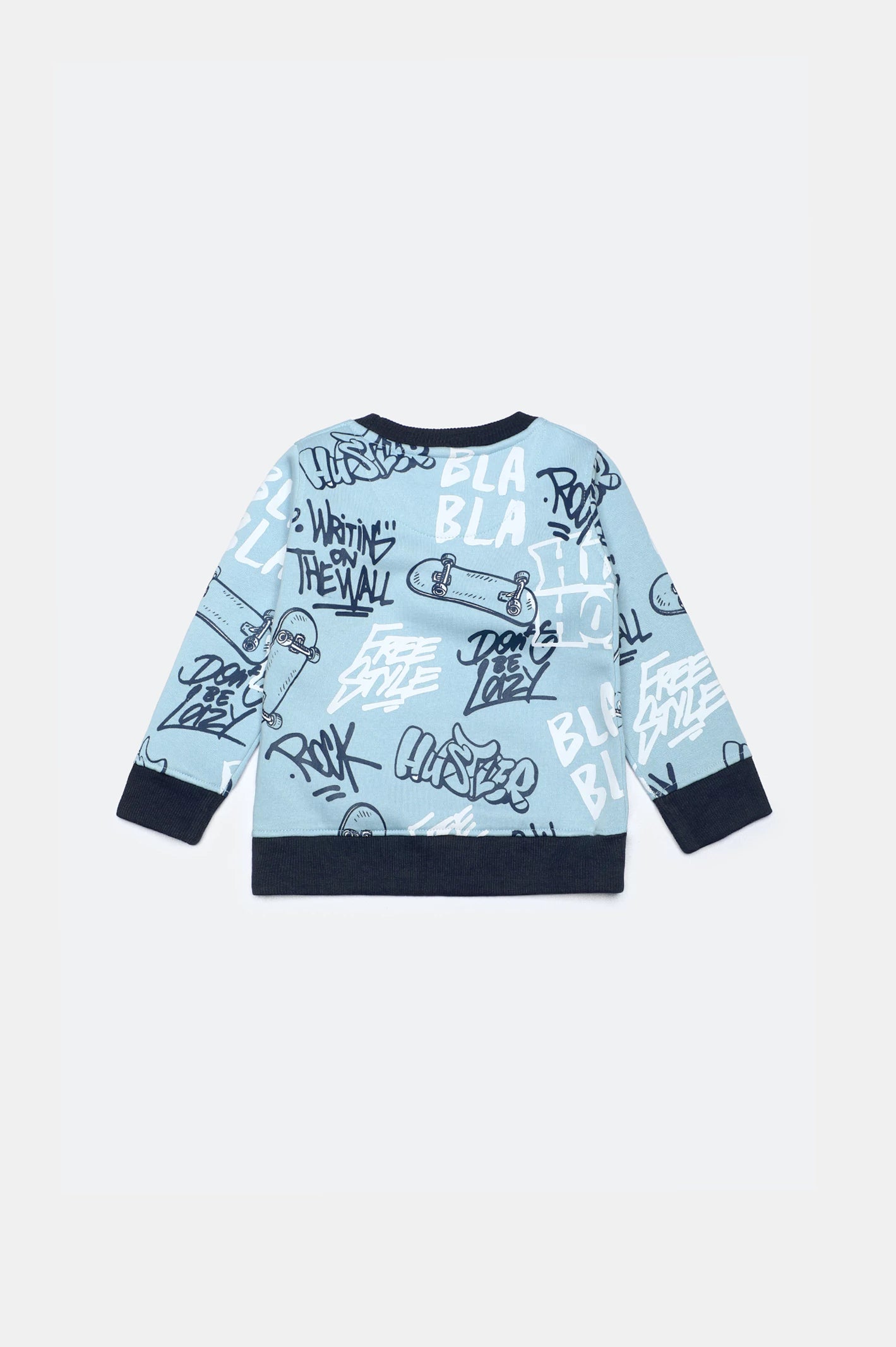 Graffiti Print Boys Sweatshirt - Image 3