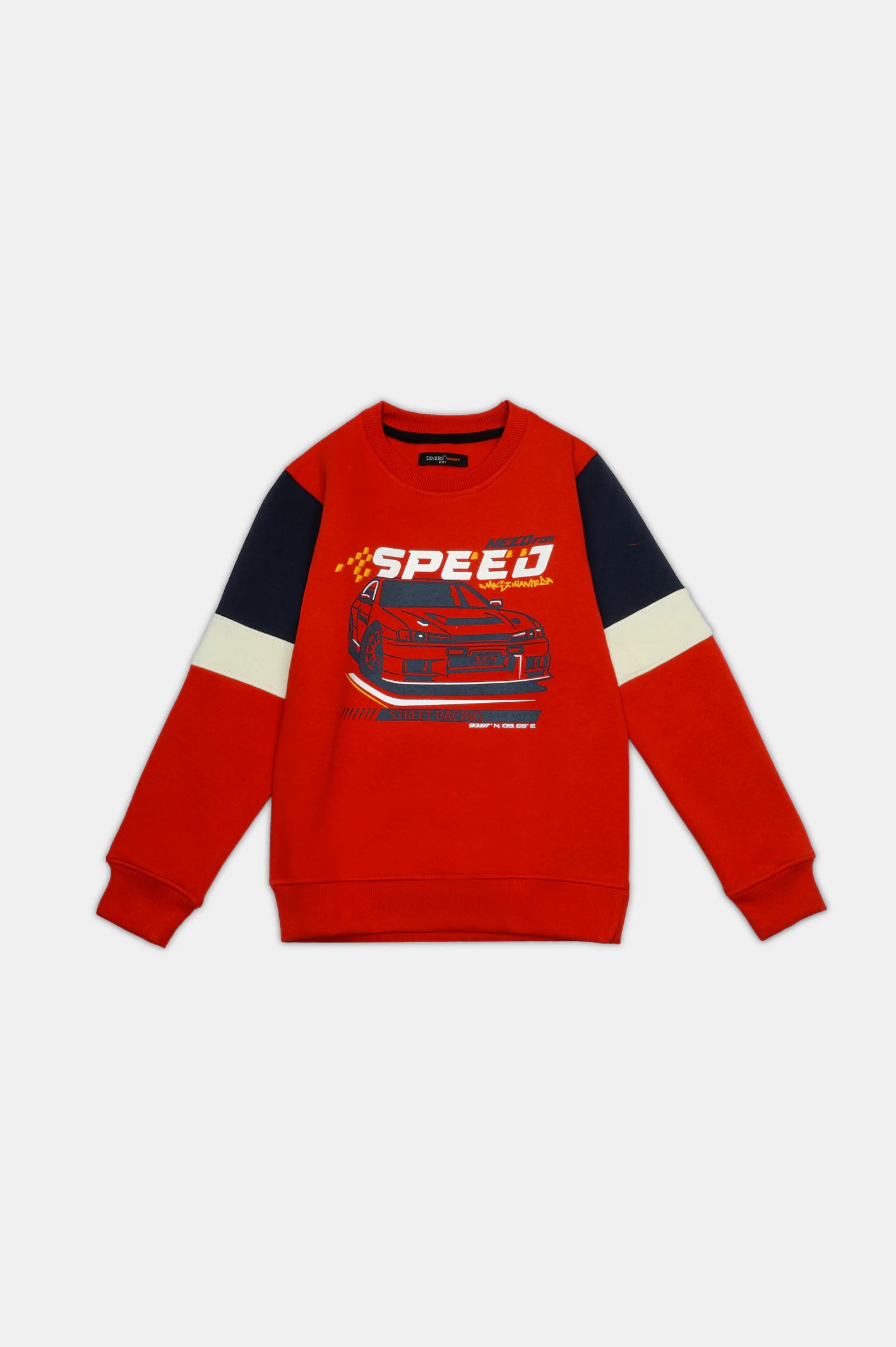 Red Graphic Boys Sweatshirt