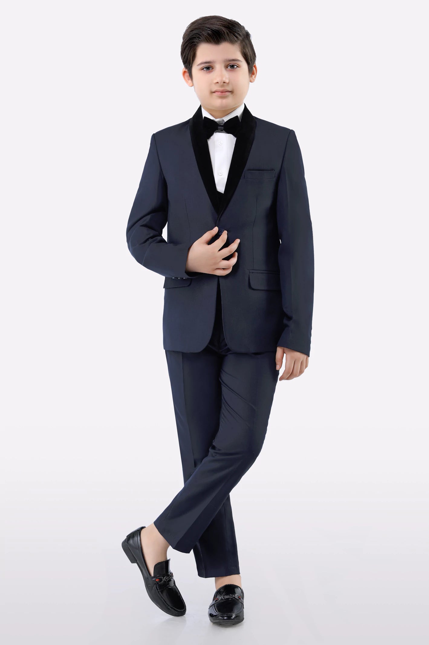 Navy Blue Suiting for Boys