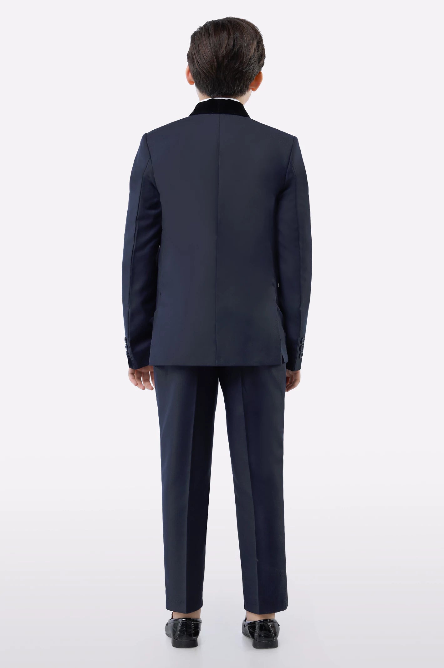 Navy Blue Suiting for Boys - Image 3