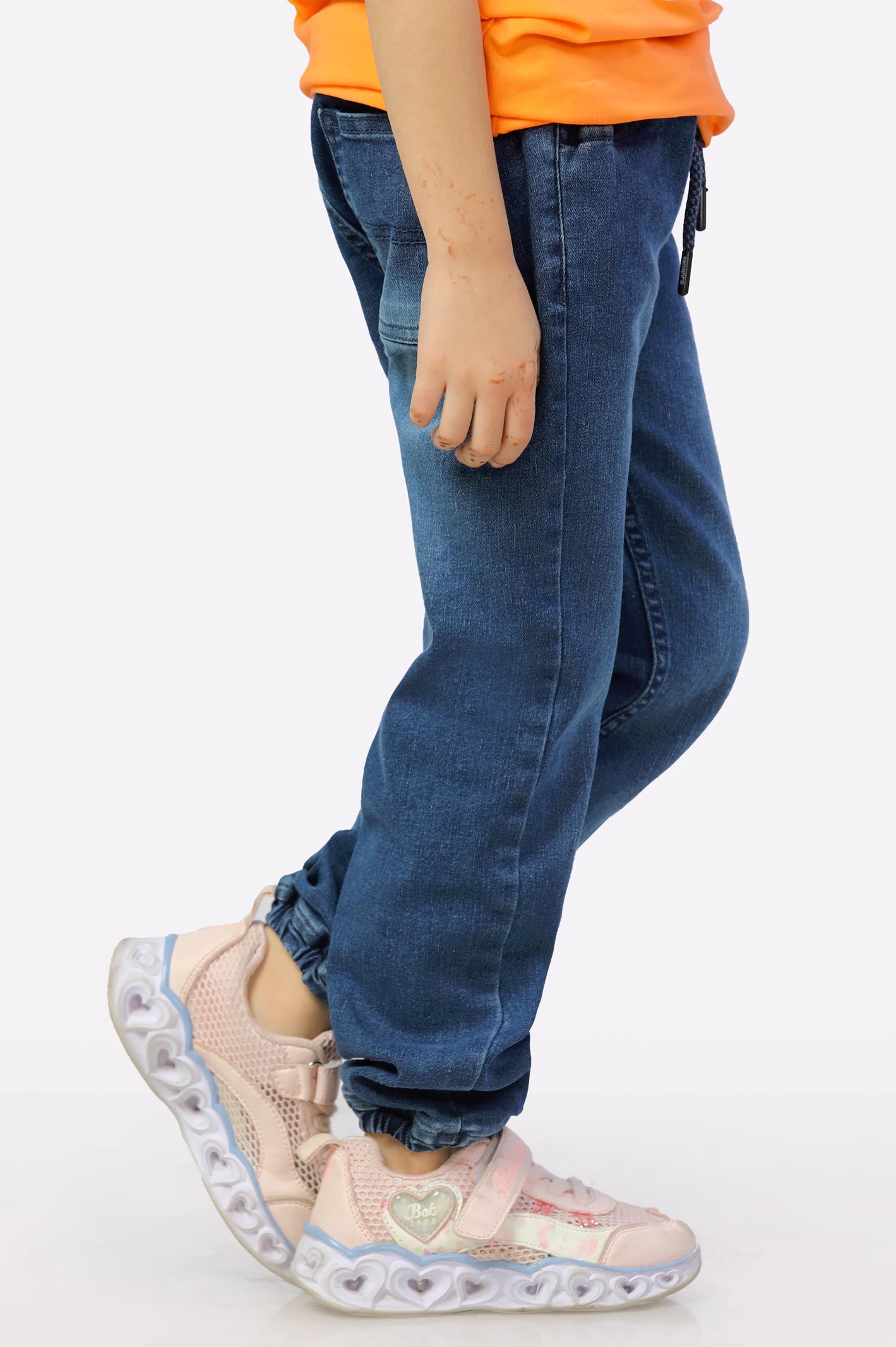 Dark Blue Girls Jeans - Image 2