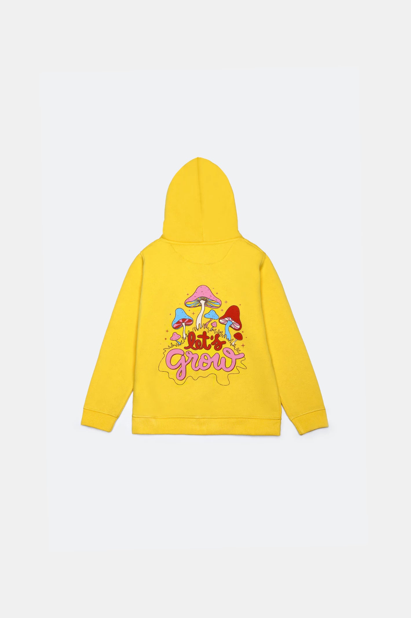 Mustard Graphic Girls Hoodie - Image 3