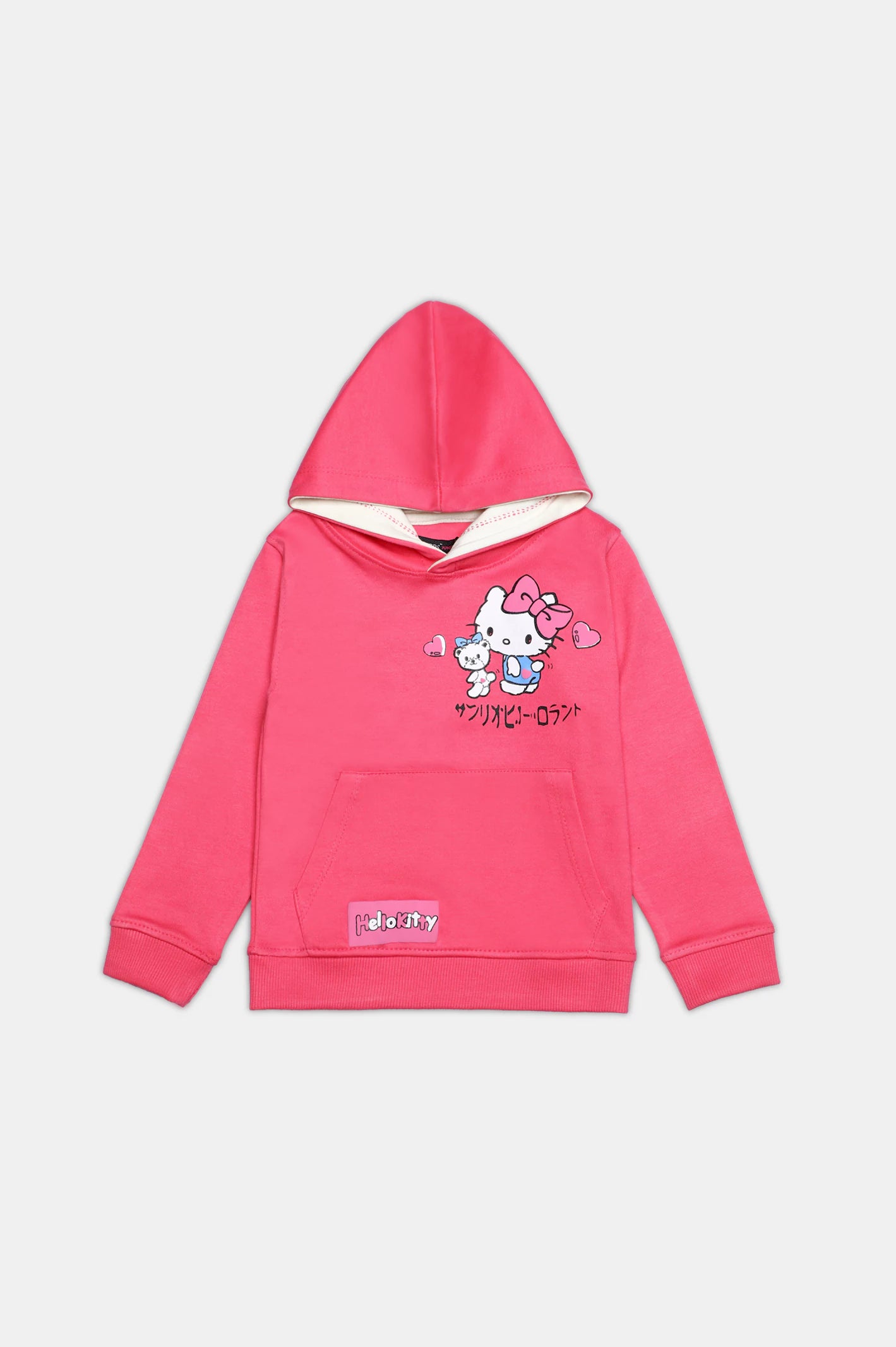 Graphic Printed Girls Hoodie