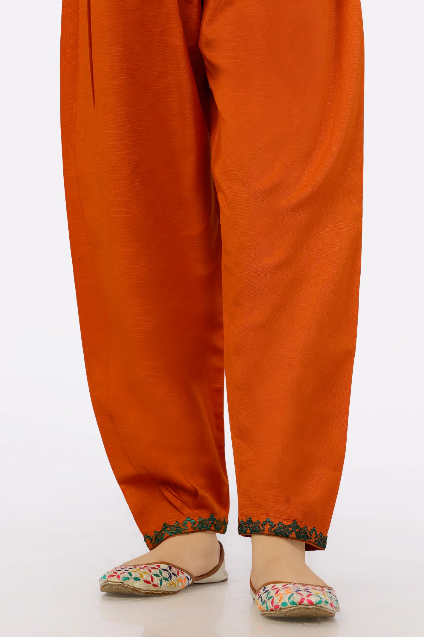 Rust Shalwar For Girls