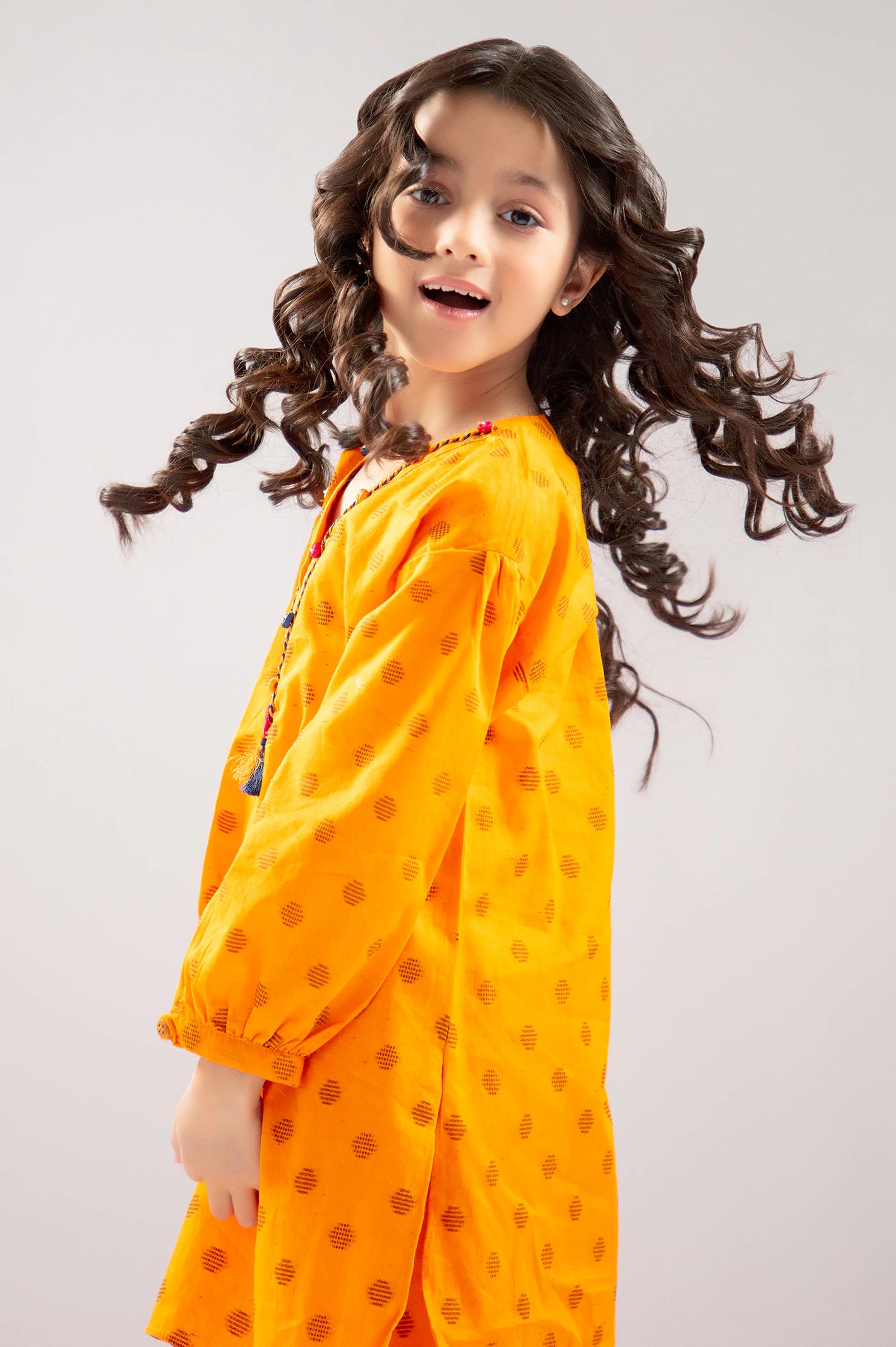 Orange Stylised Girls 2PC - Image 3