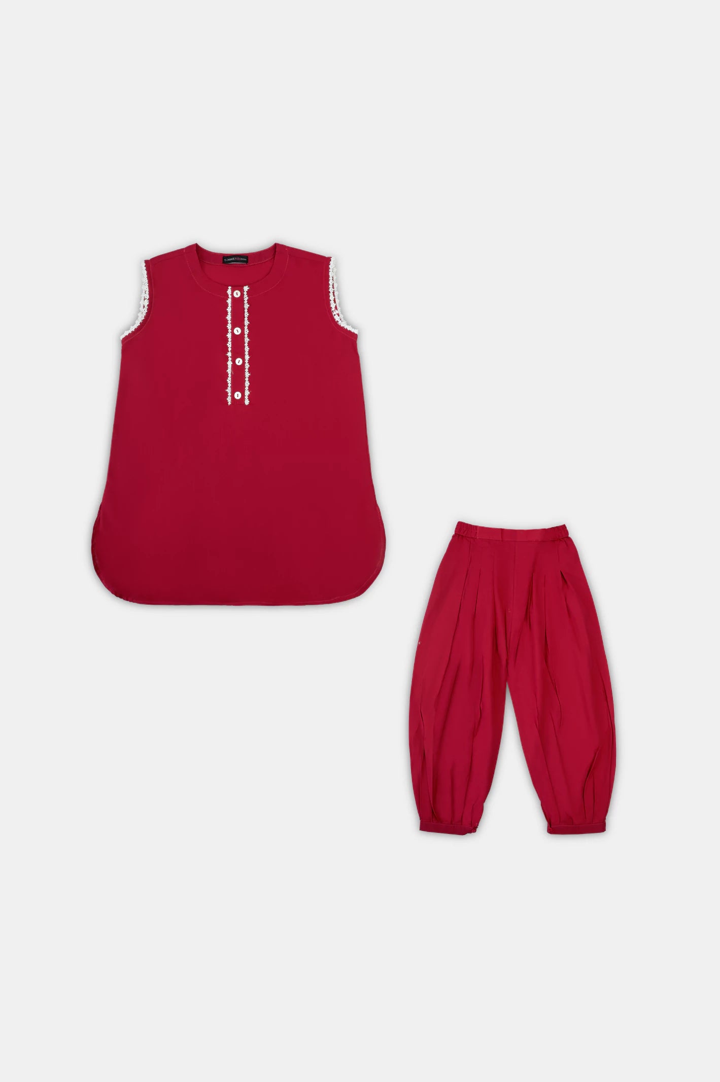 Dyed Pink Infant 2PC