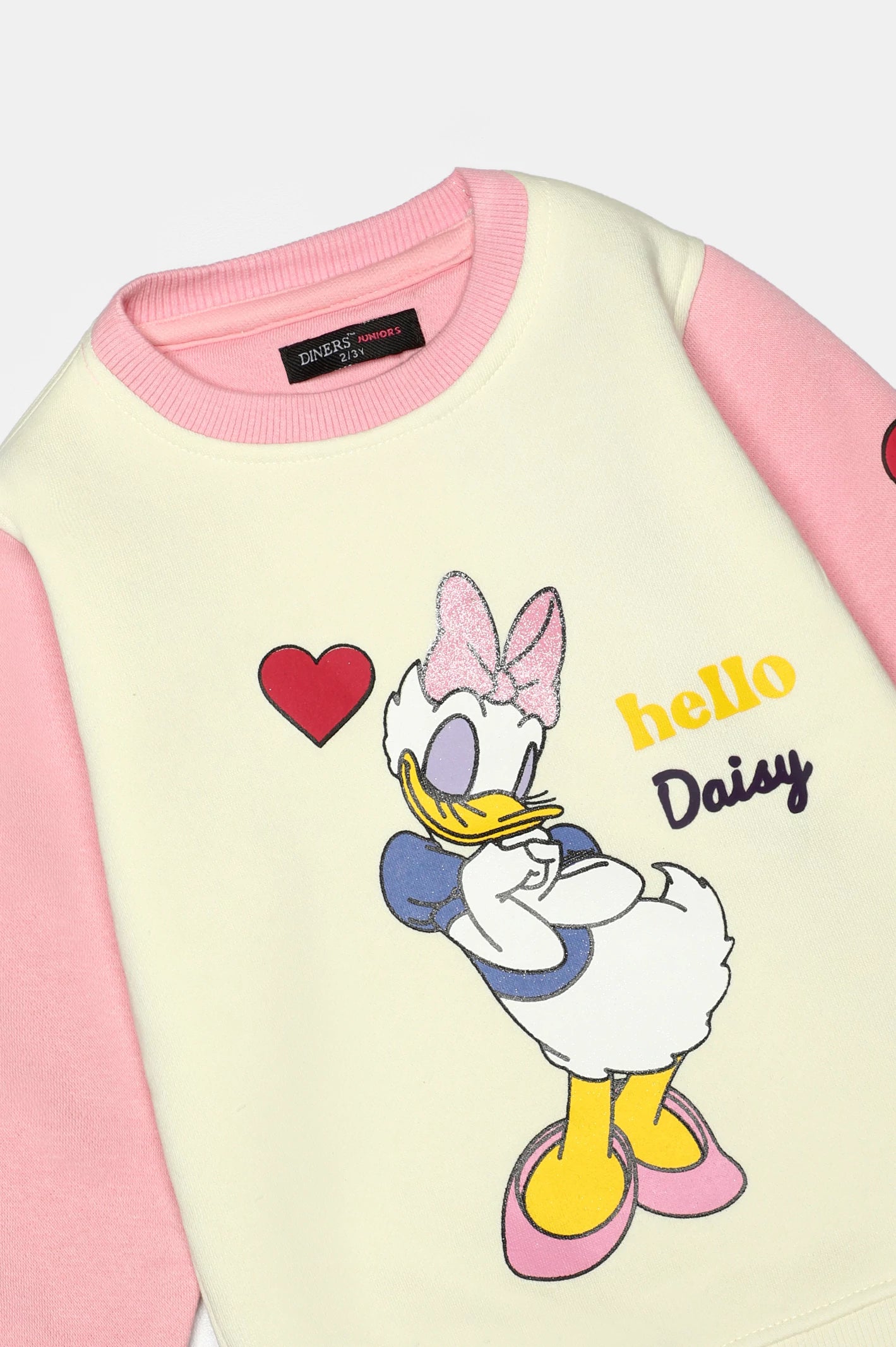 Daisy Graphic Print Girls Sweatshirt - Image 2