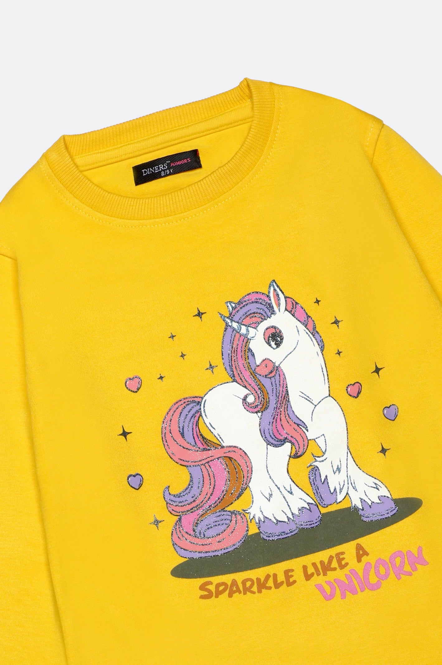Unicorn Graphic Girls Sweatshirt - Image 2