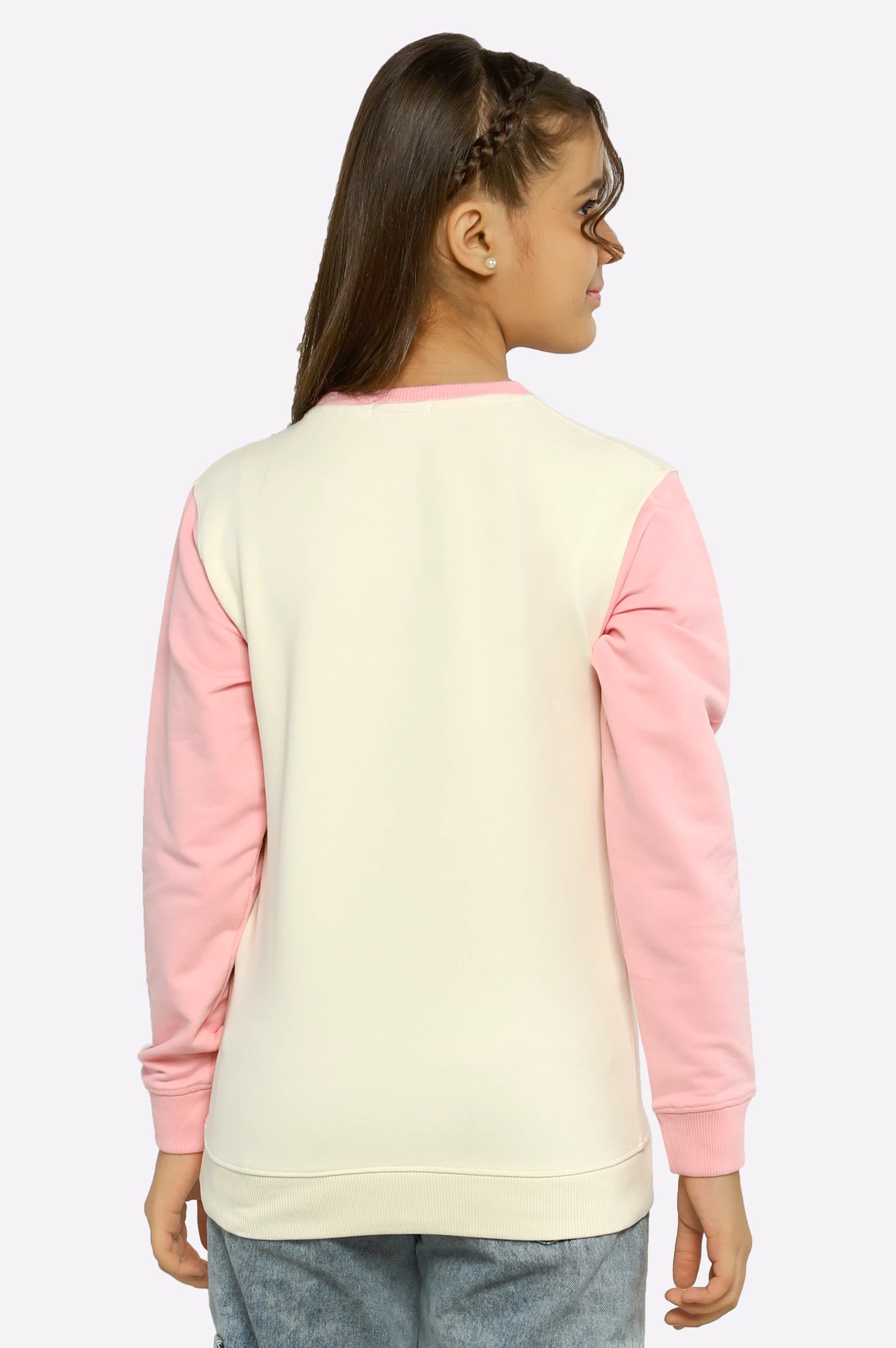 Rapunzel Graphic Printed Girls Sweatshirt - Image 3