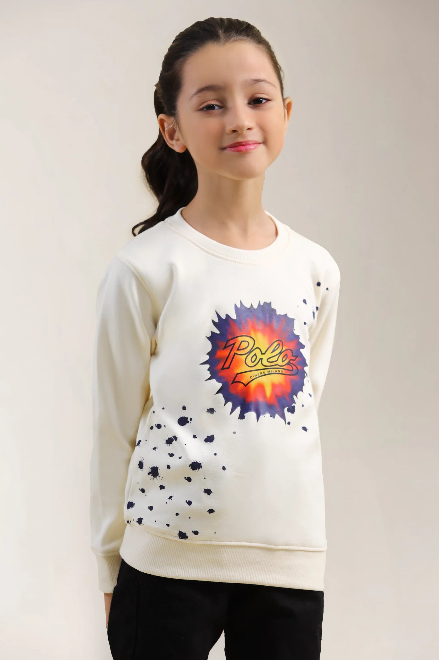 Printed Girls Sweatshirt - Image 2