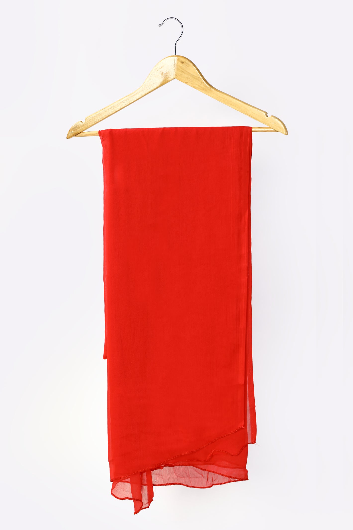 Red Chiffon Dupatta - Image 2