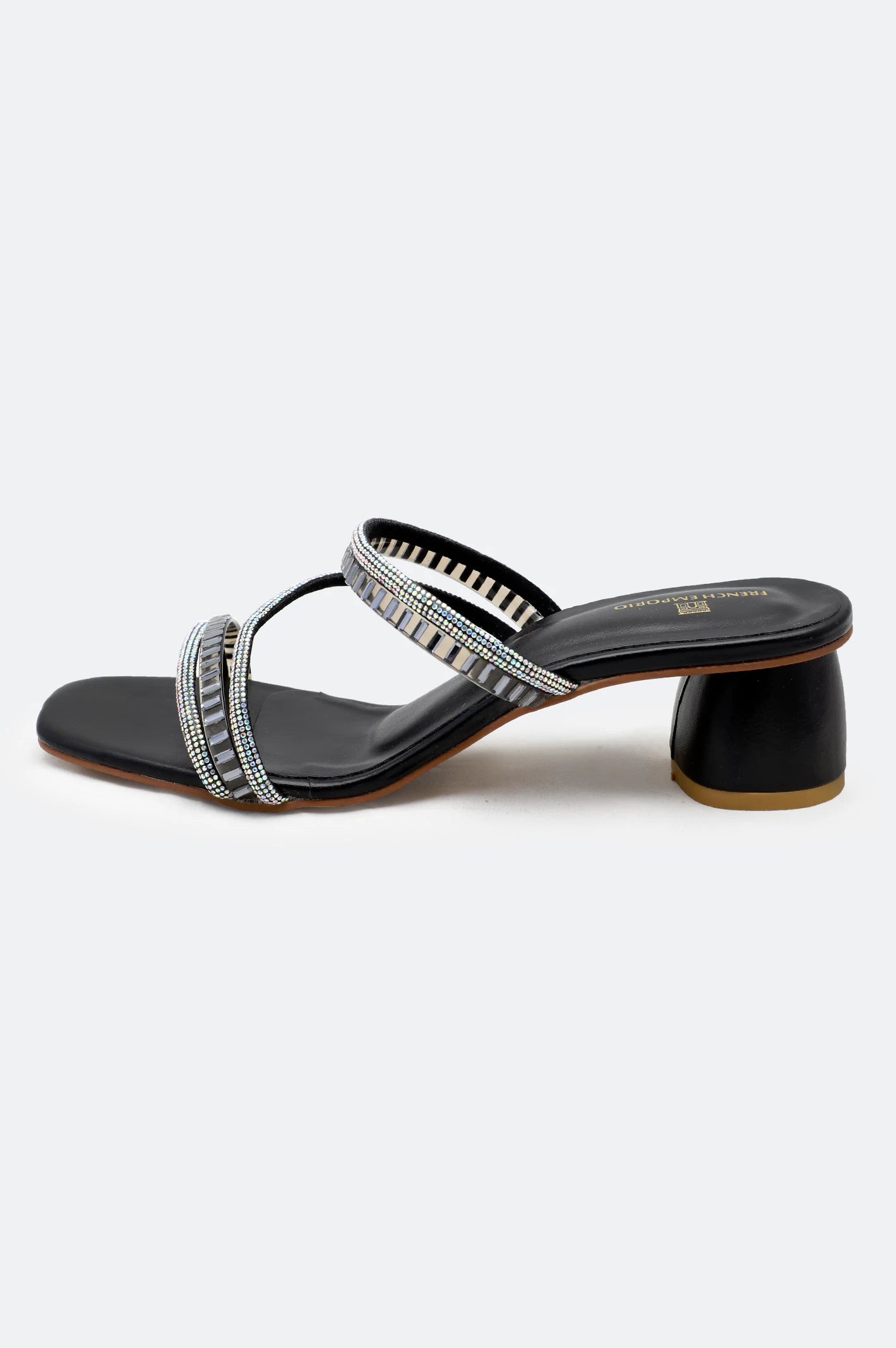 Black Ladies Formal Block Heel - Image 3