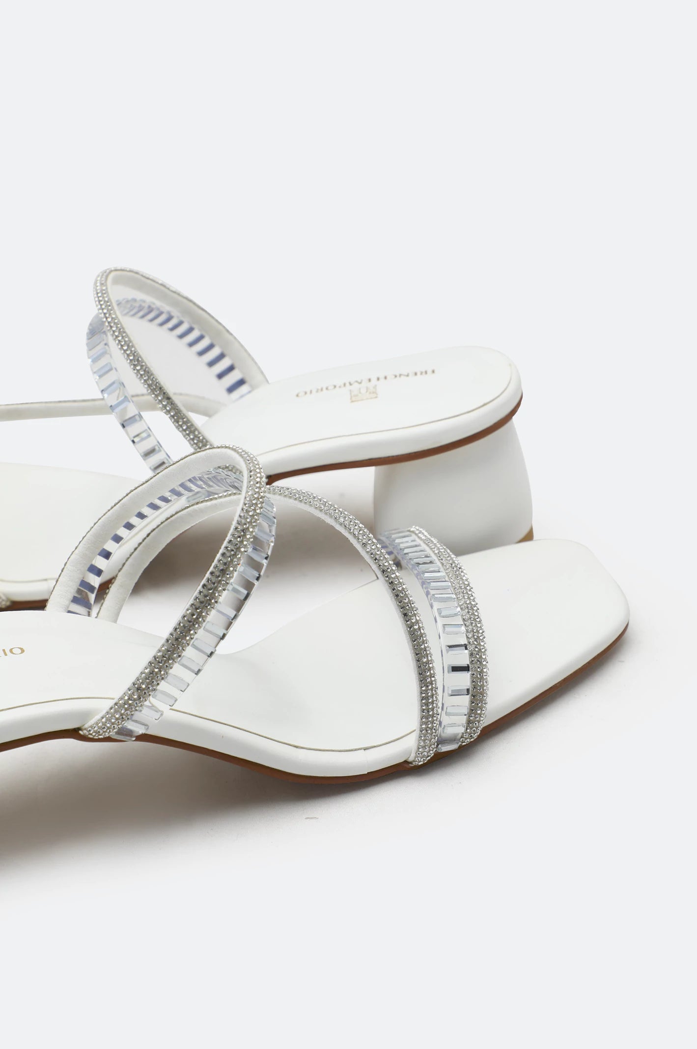 White Ladies Formal Block Heel - Image 2