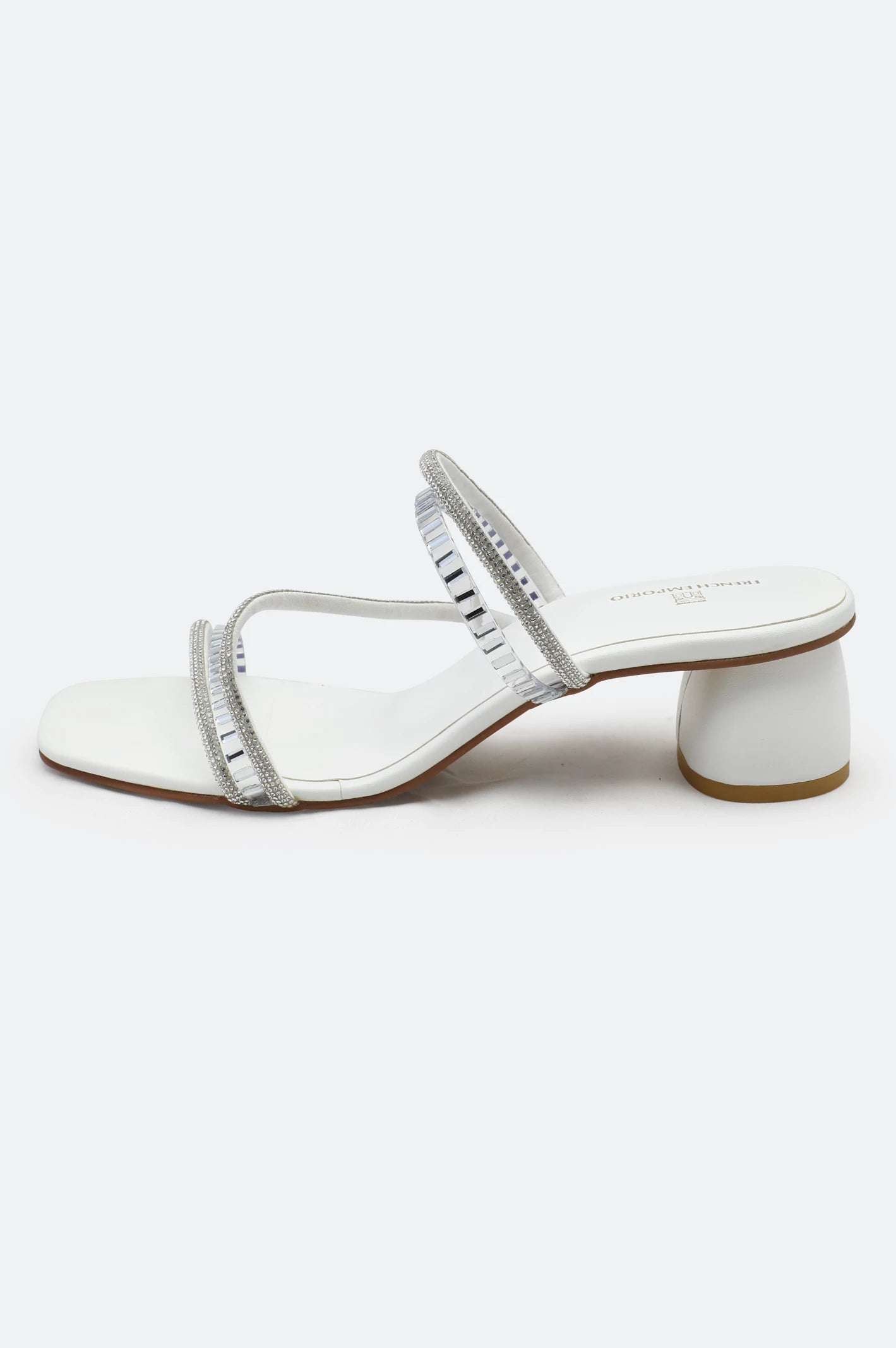 White Ladies Formal Block Heel - Image 3