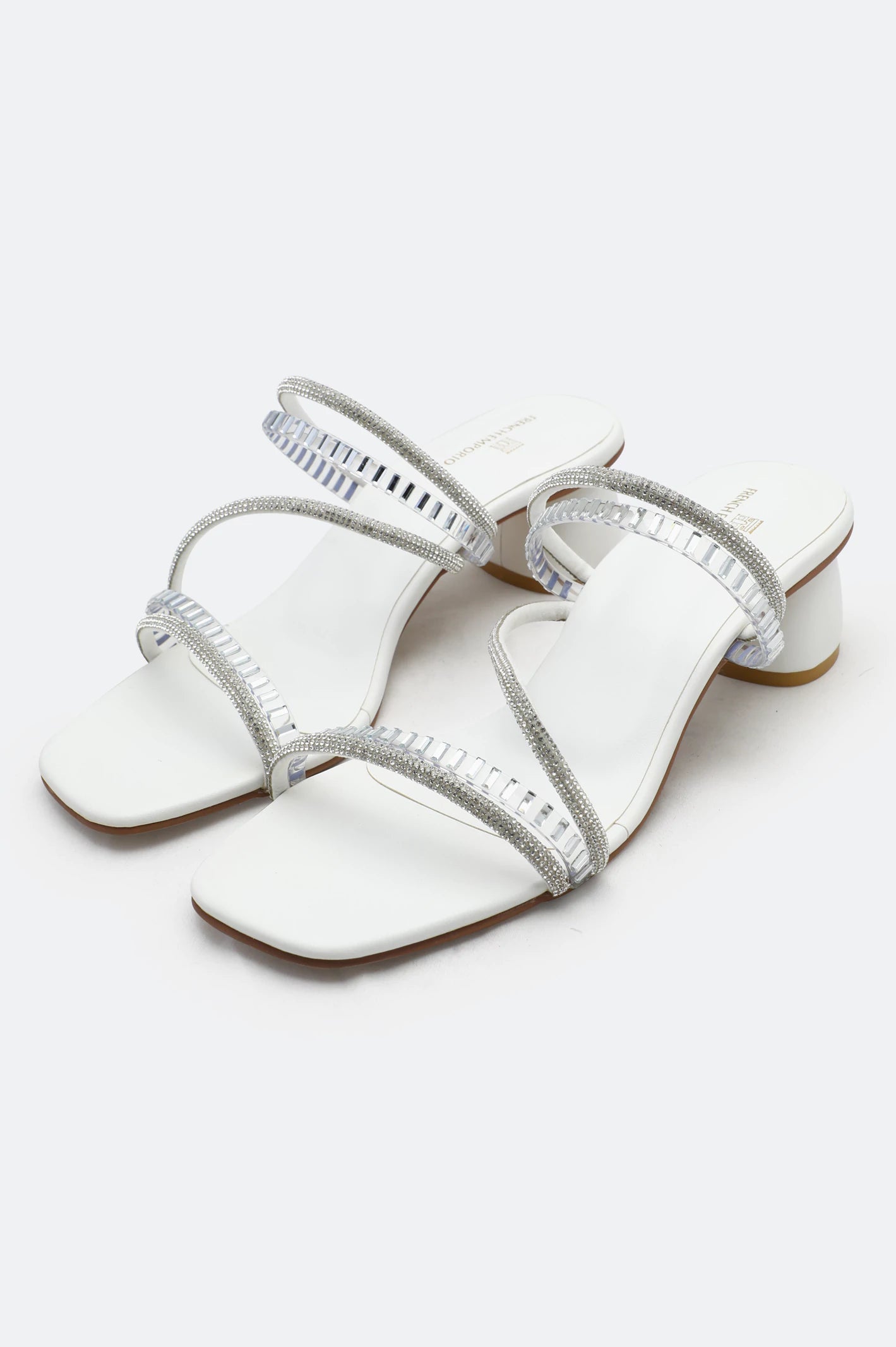 White Ladies Formal Block Heel - Image 4