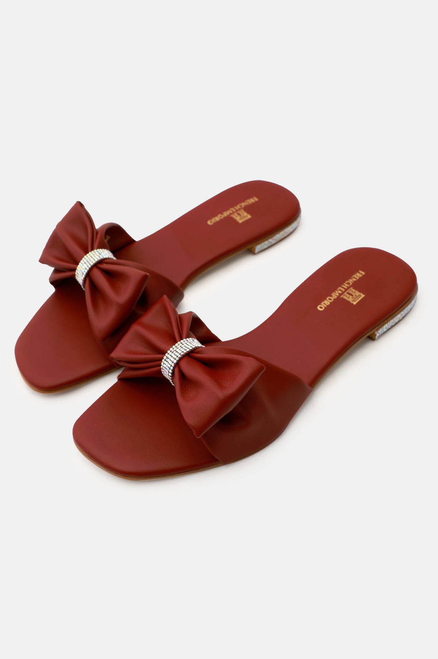 Maroon Ladies Casual Slippers - Image 4