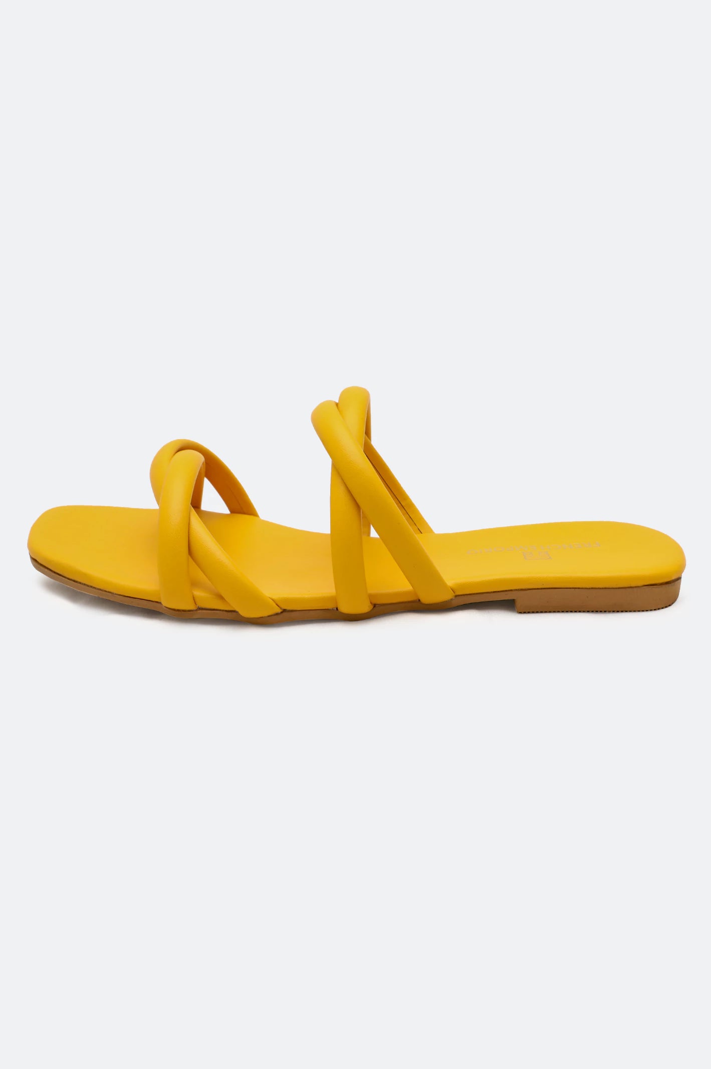Yellow Ladies Casual Slippers - Image 3
