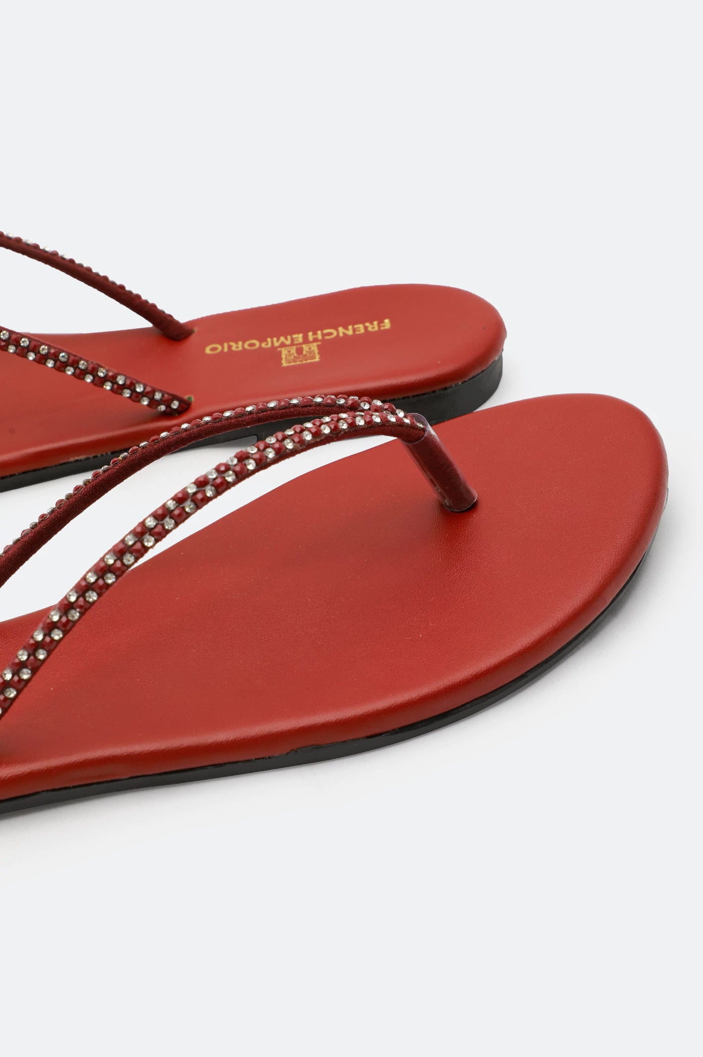 Maroon Ladies Casual Slippers - Image 2