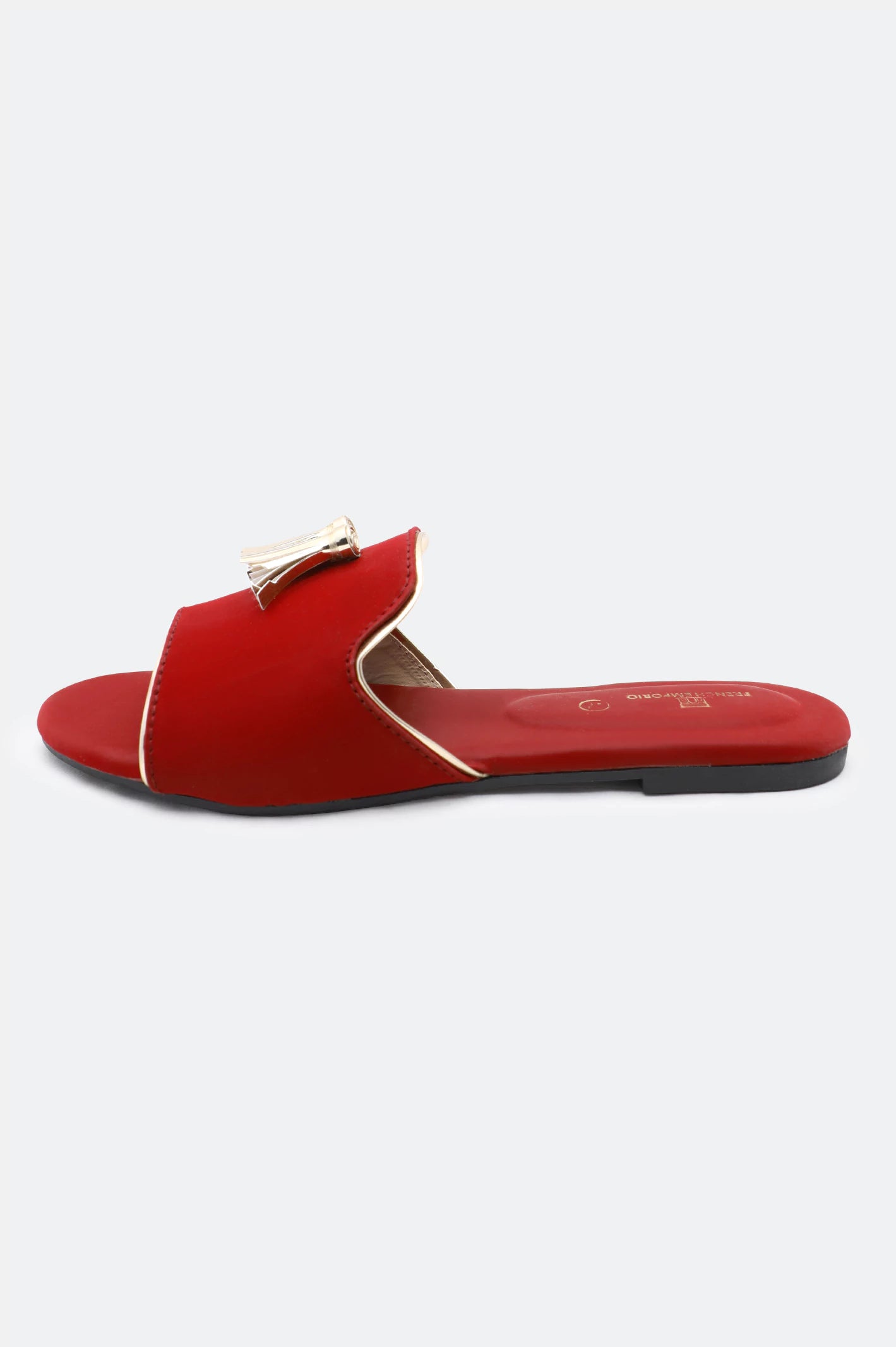 Maroon Ladies Formal Slippers - Image 3