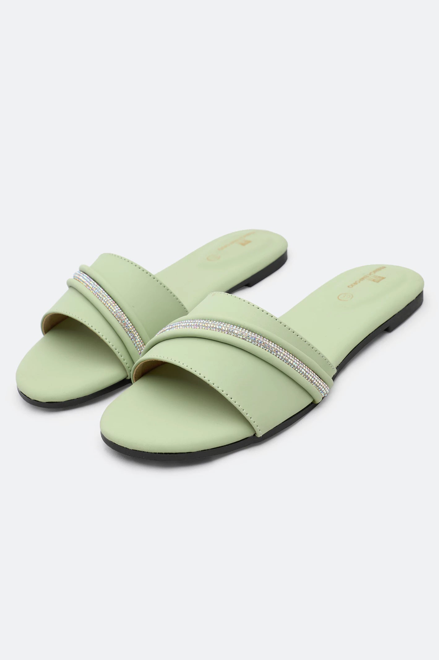 Light Green Ladies Casual Slippers - Image 4