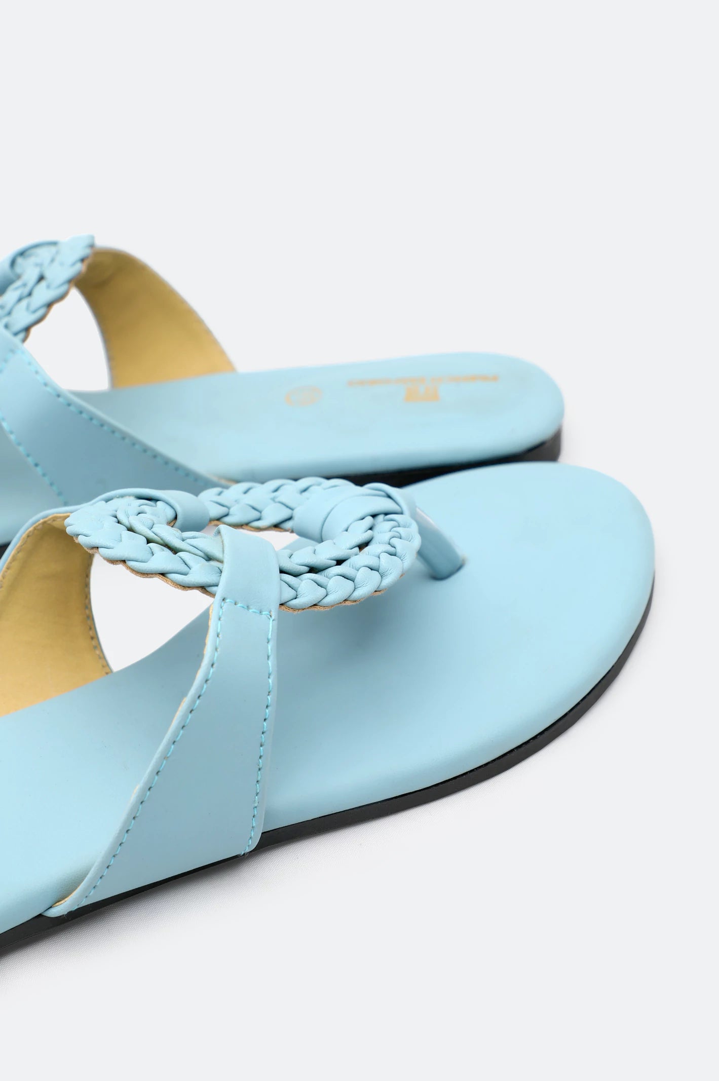 Turquoise Ladies Casual Slippers - Image 2