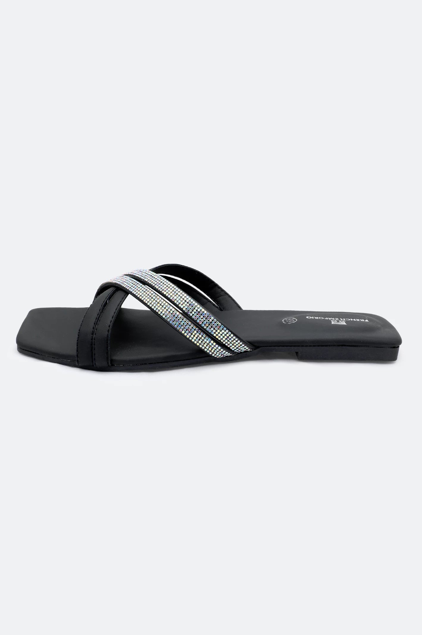 Black Ladies Casual Slippers - Image 3