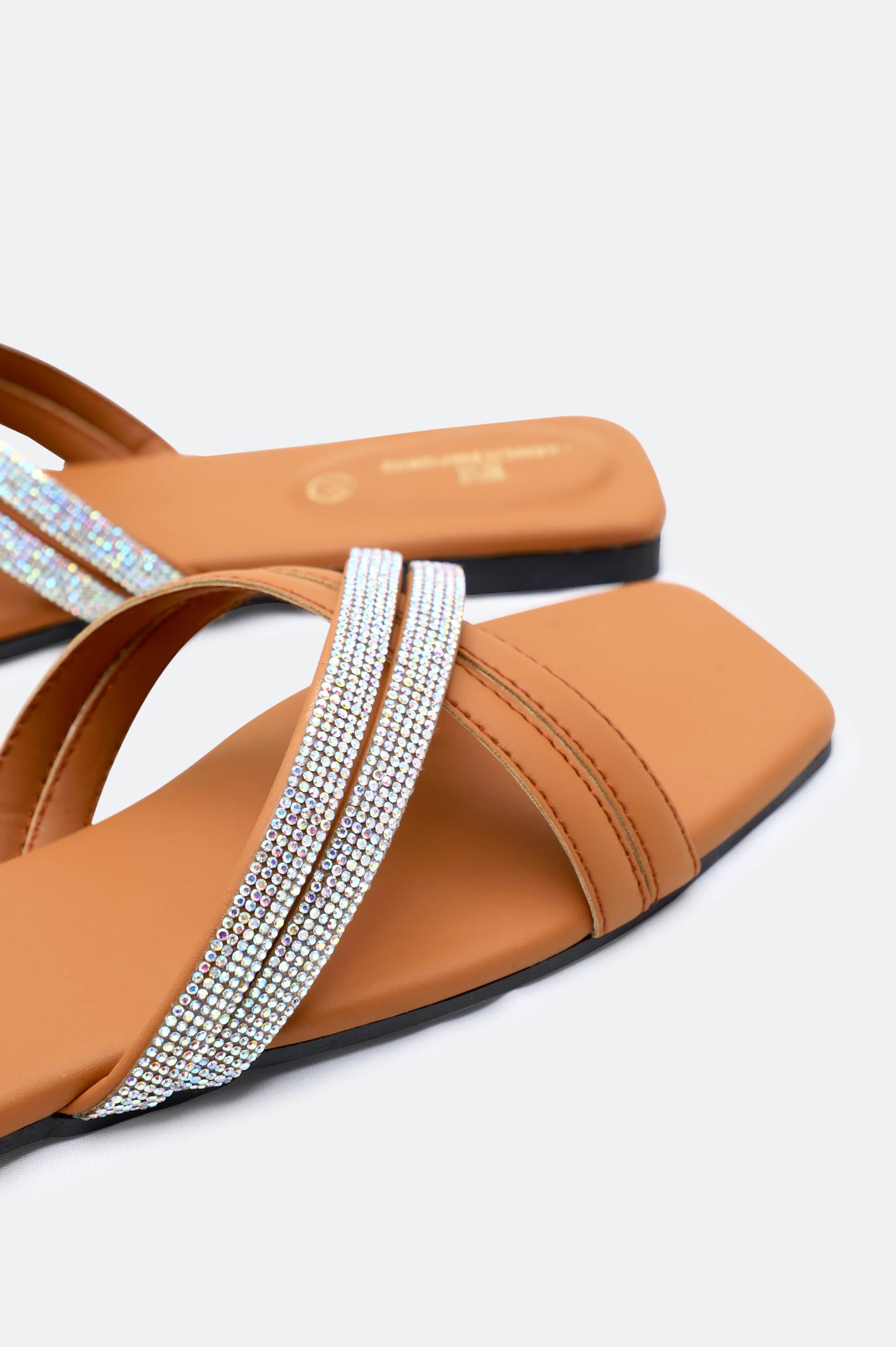 Brown Ladies Casual Slippers - Image 2