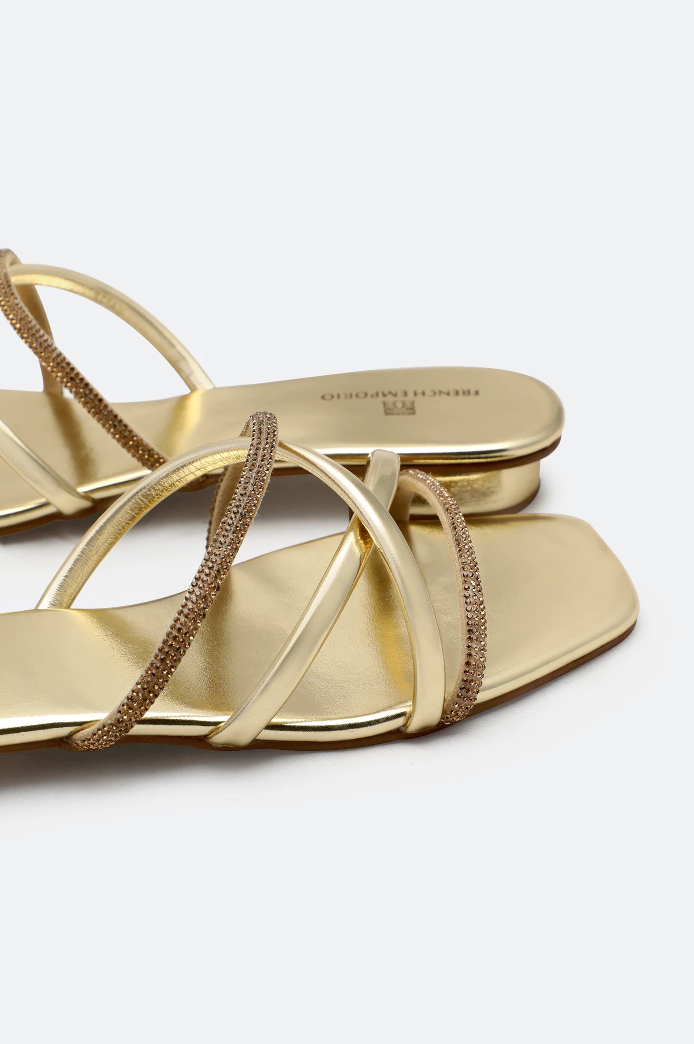 Golden Ladies Formal Slippers - Image 2