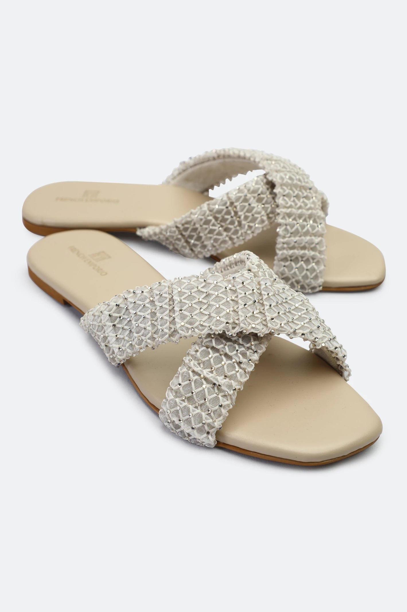 Cream Ladies Casual Slippers - Image 4