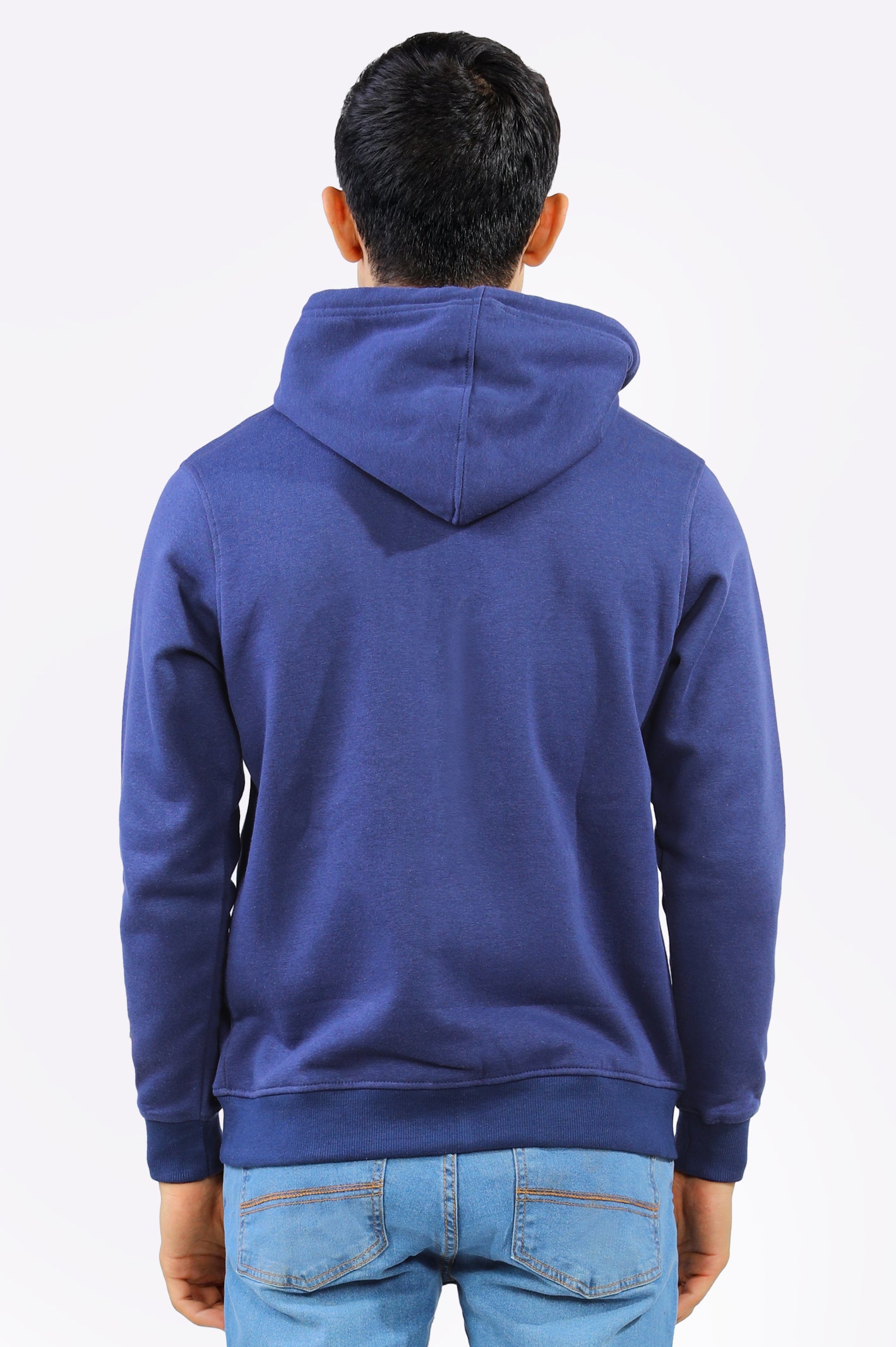 Logo Printed Zipper Hoodie - Image 4