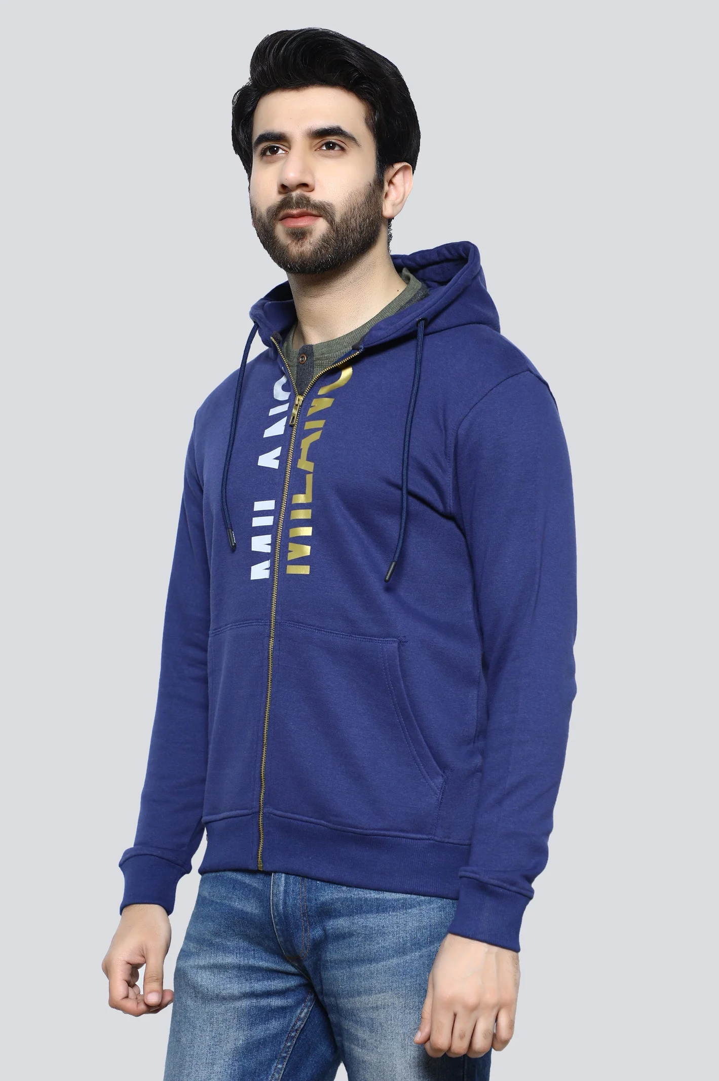 Basic Zipper Hoodie - Image 2