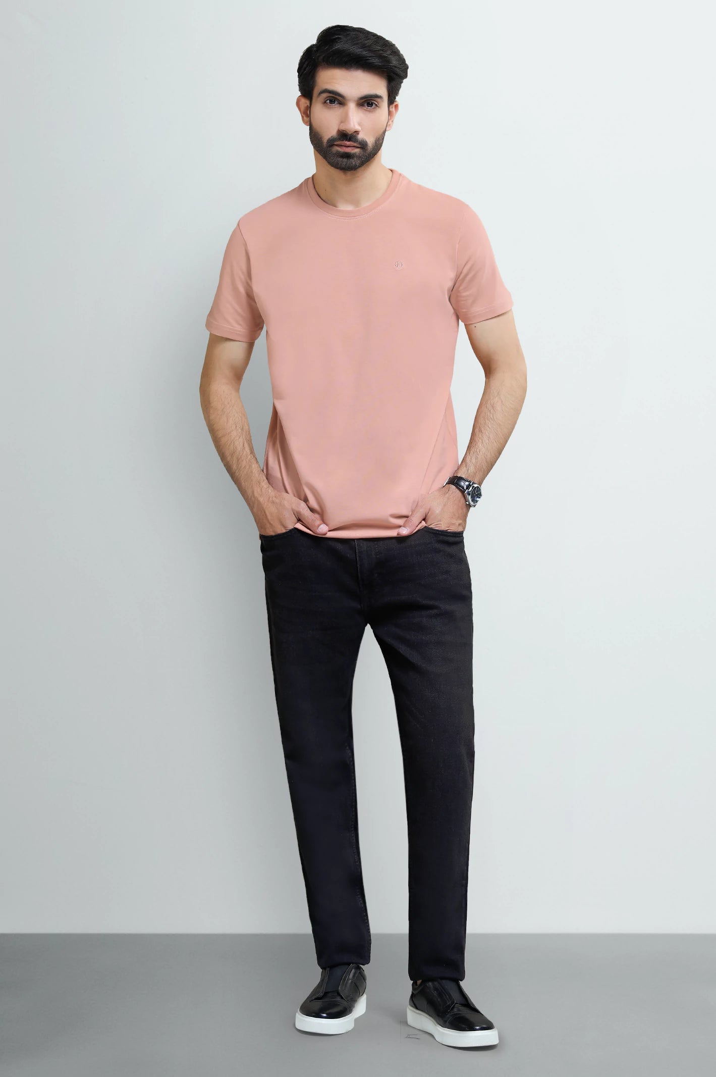 Basic Crew Neck T-Shirt - Image 2