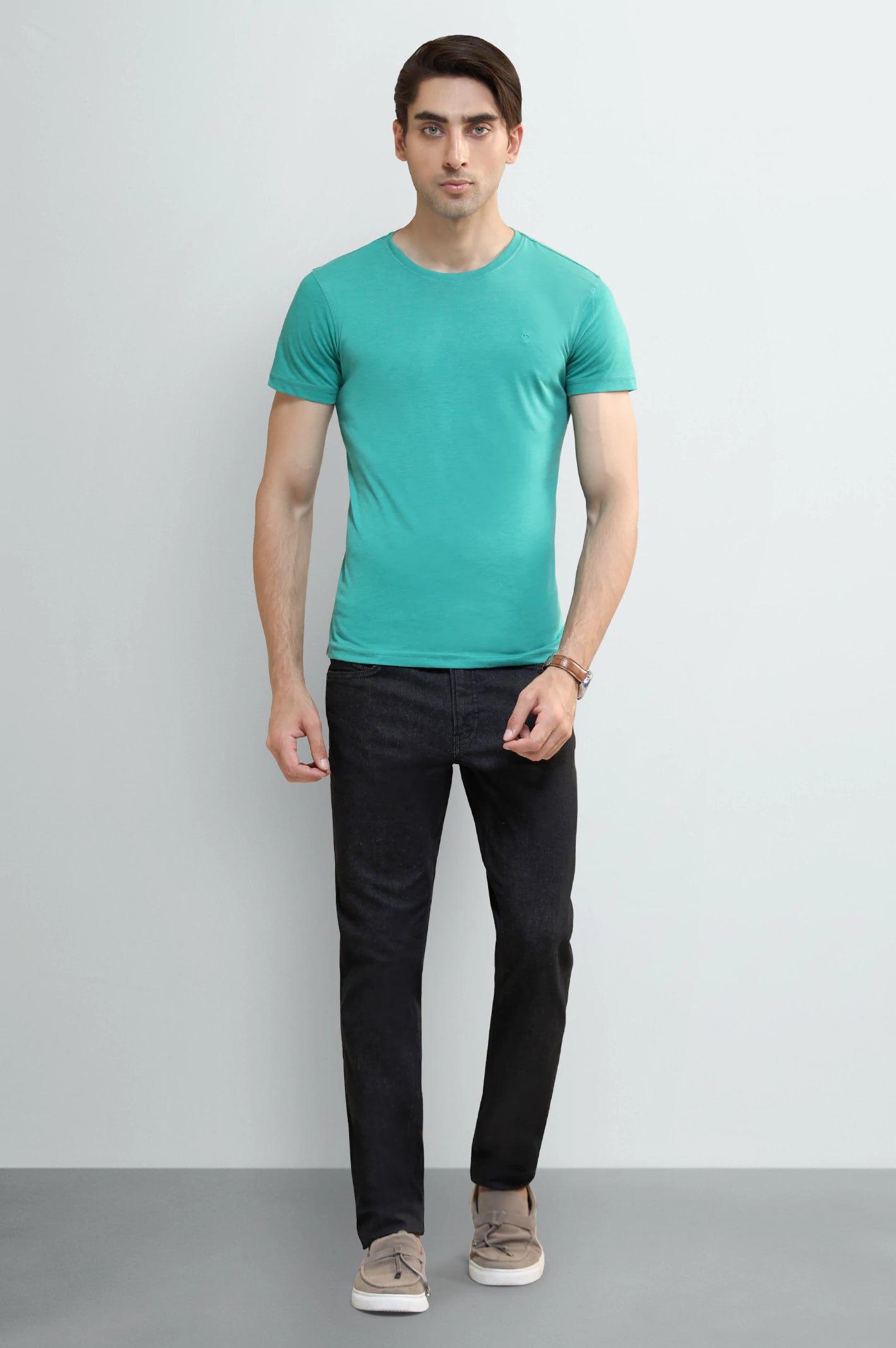 Basic Crew Neck T-Shirt - Image 2
