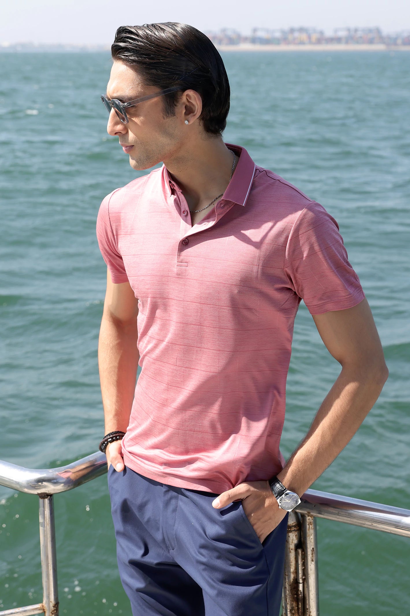 Pink Dry Fit Polo - Image 4